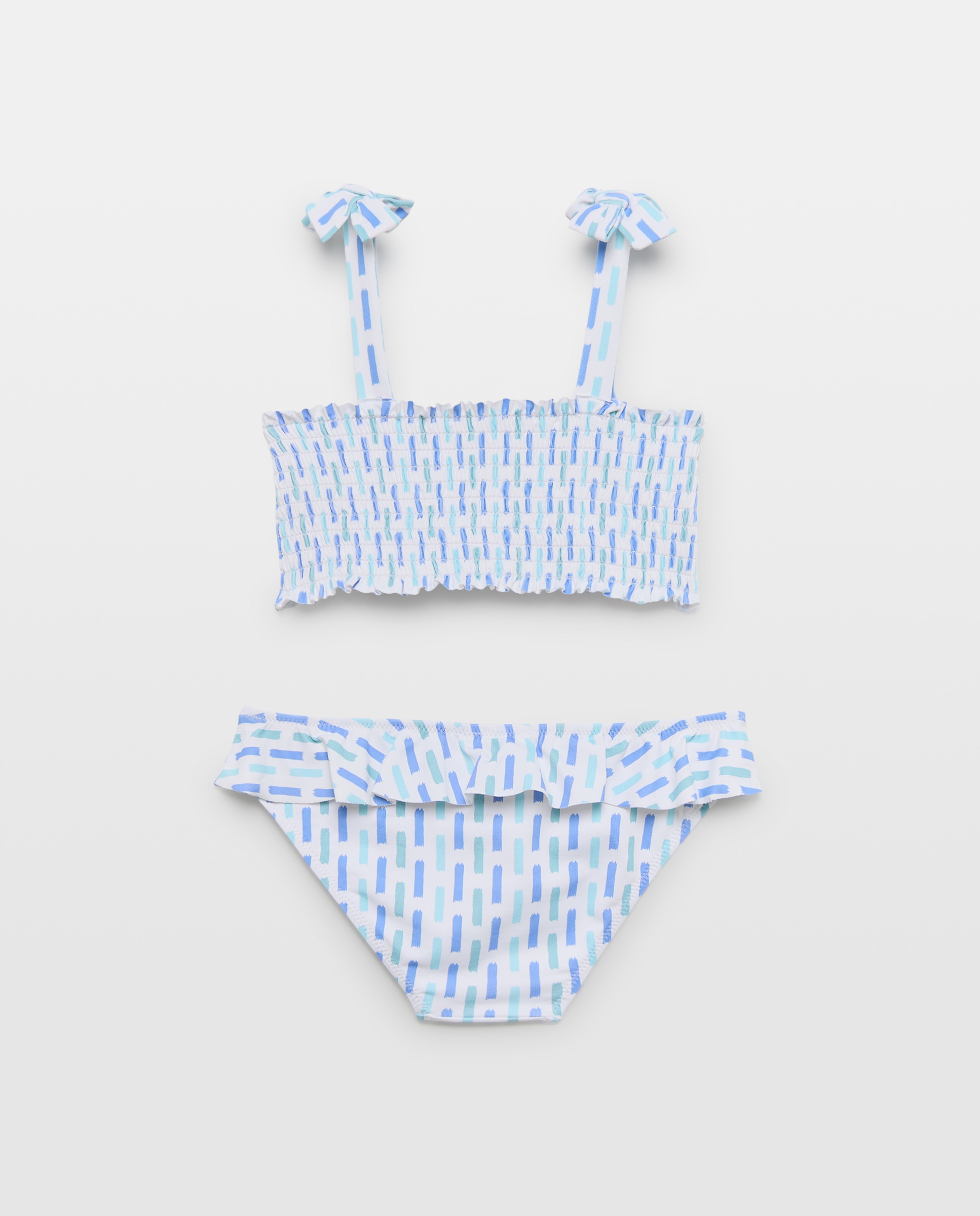 Bikini niña smock Blanco roto-2