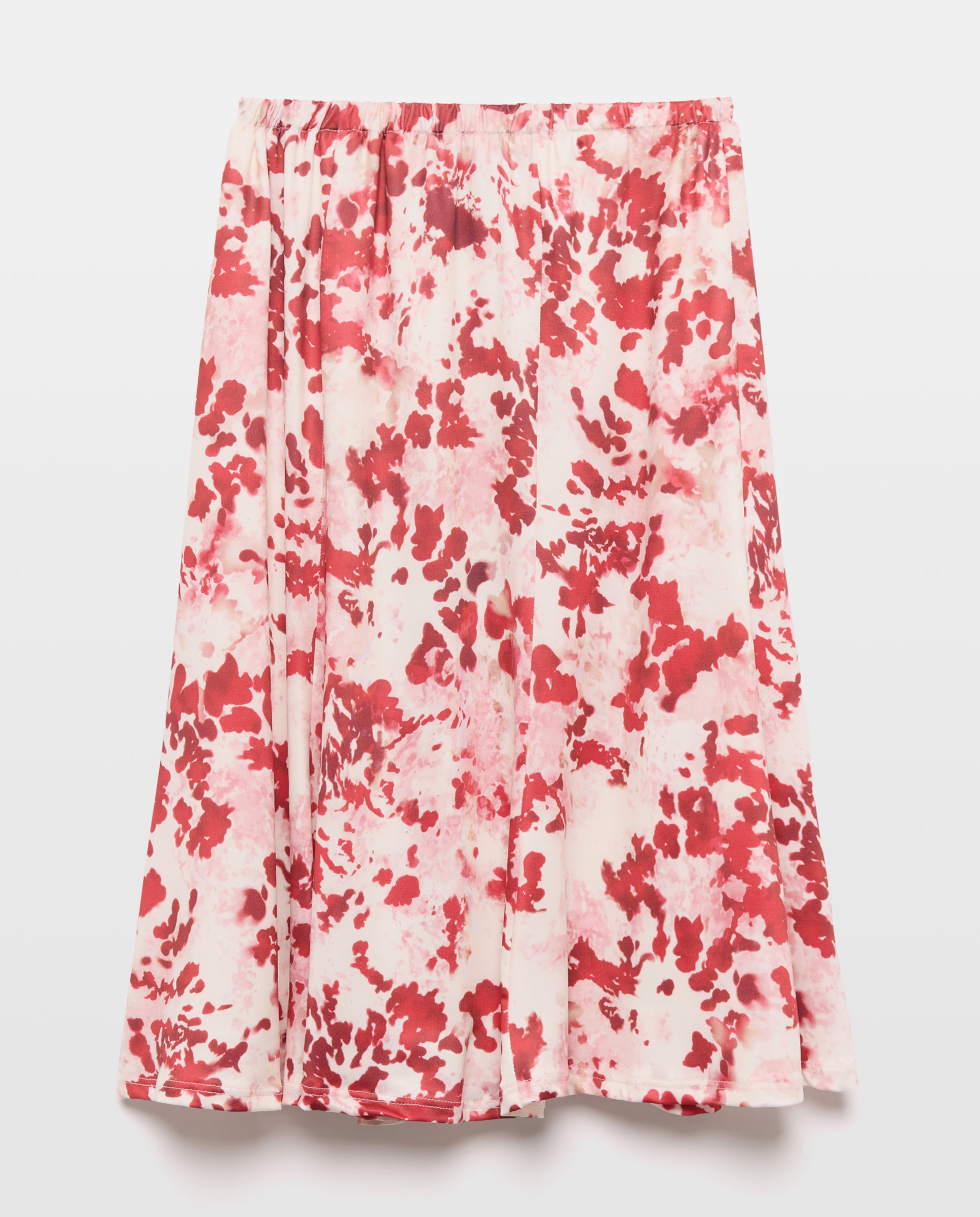 Imagem 0 de Saia Estampada com Cós Elástico