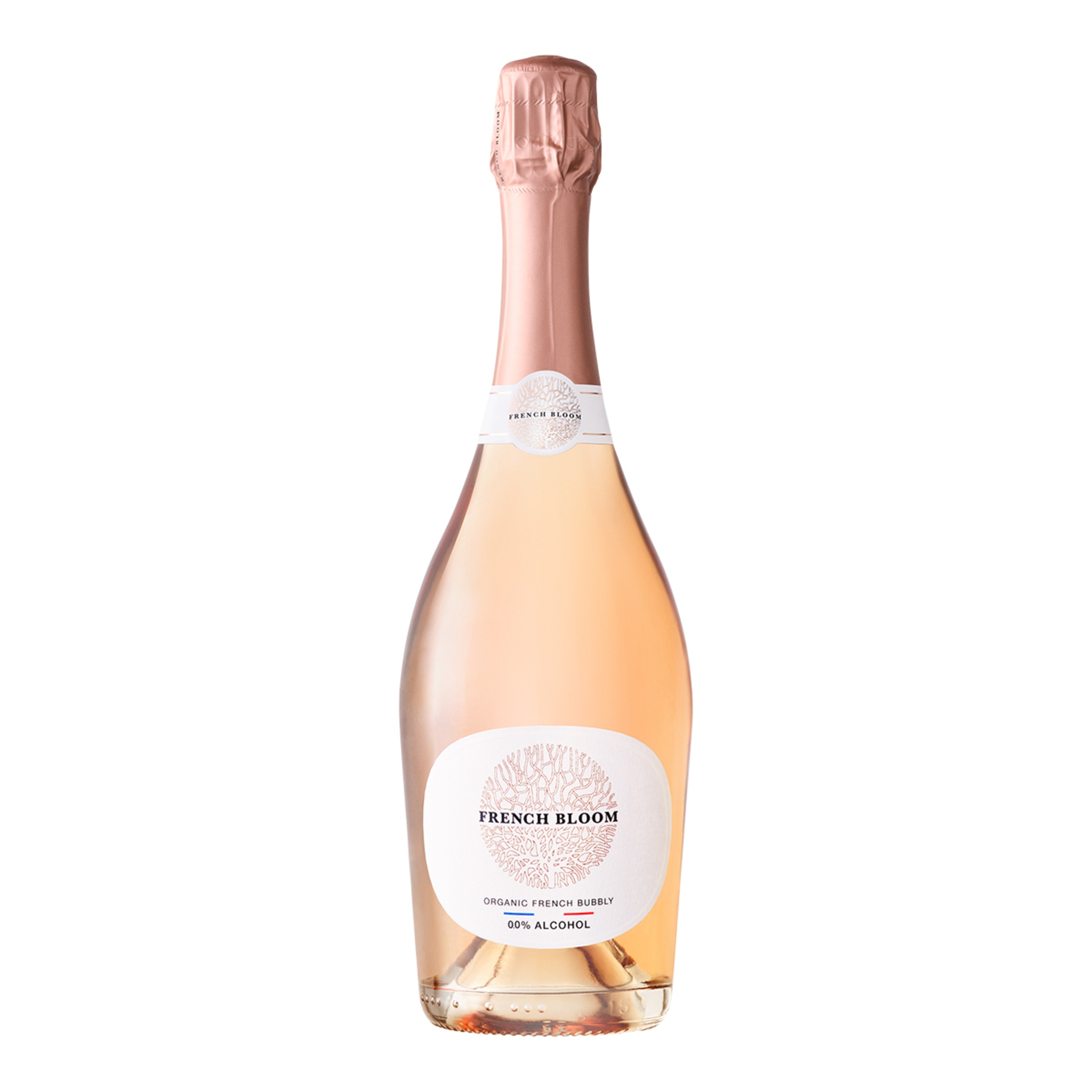 Vino espumoso sin alcohol Le Rosé French Bloom 1