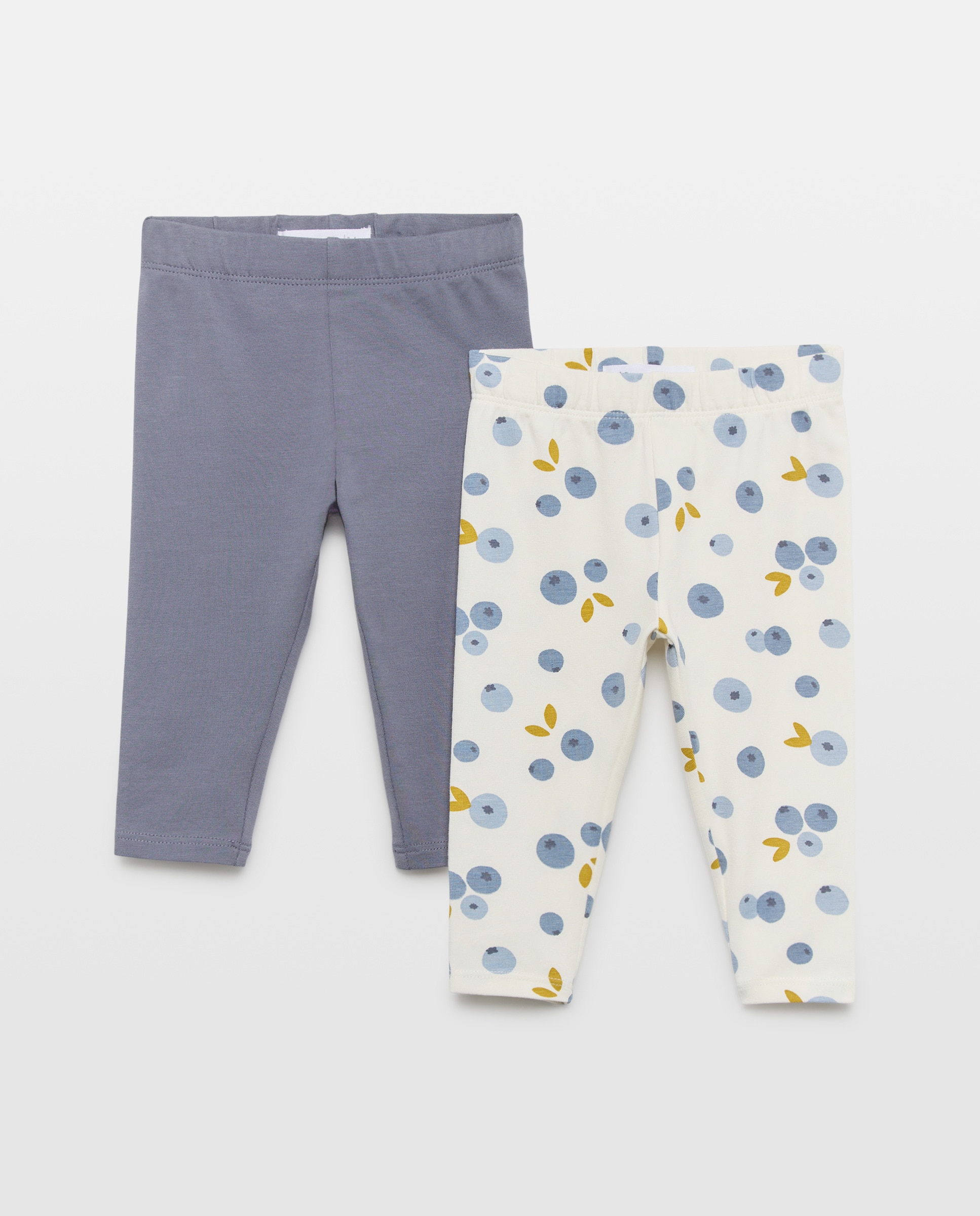Pack de Leggings Lisas de Bebé Baby El Corte Inglés Azul-marinho-1