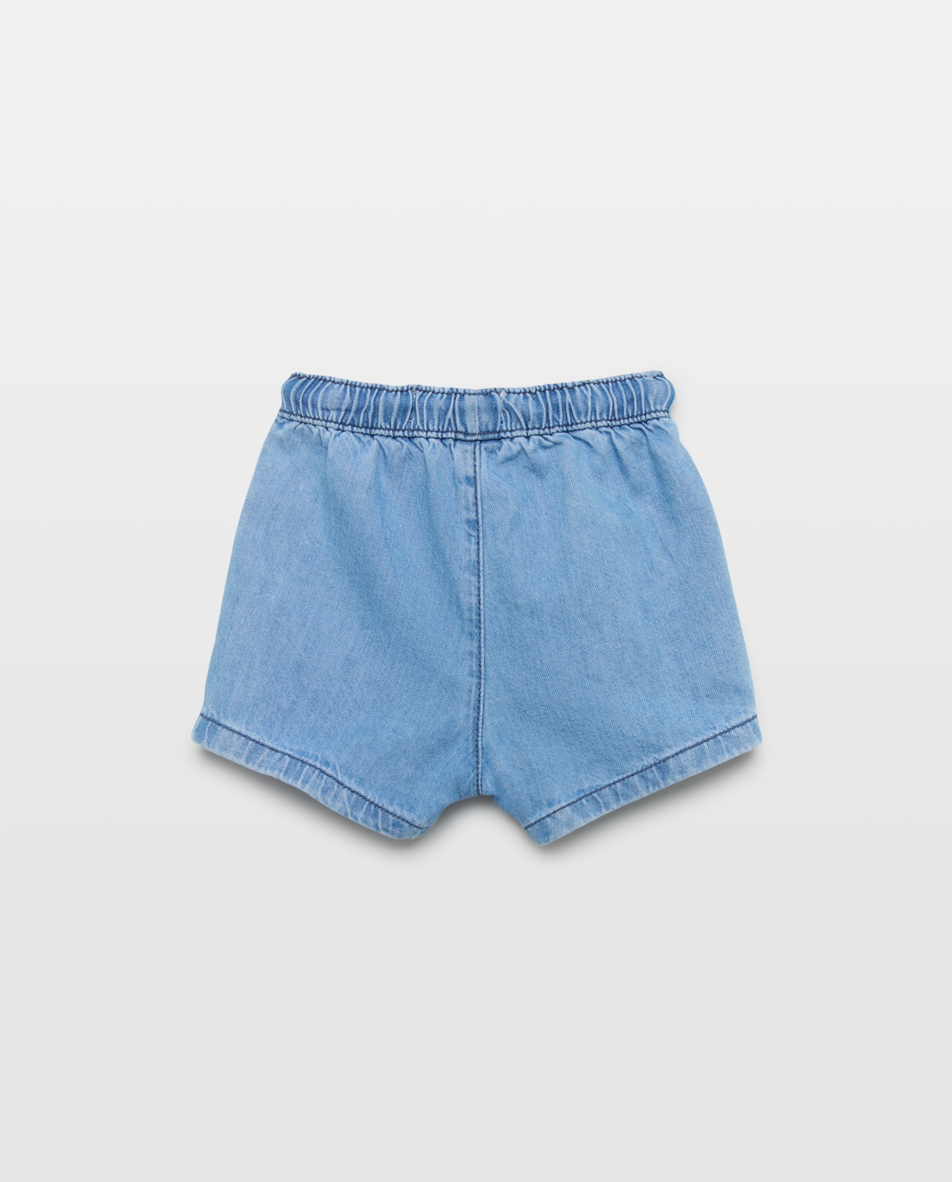Bermudas de Ganga Ligeira de Bebé Baby El Corte Inglés Azul-claro-2
