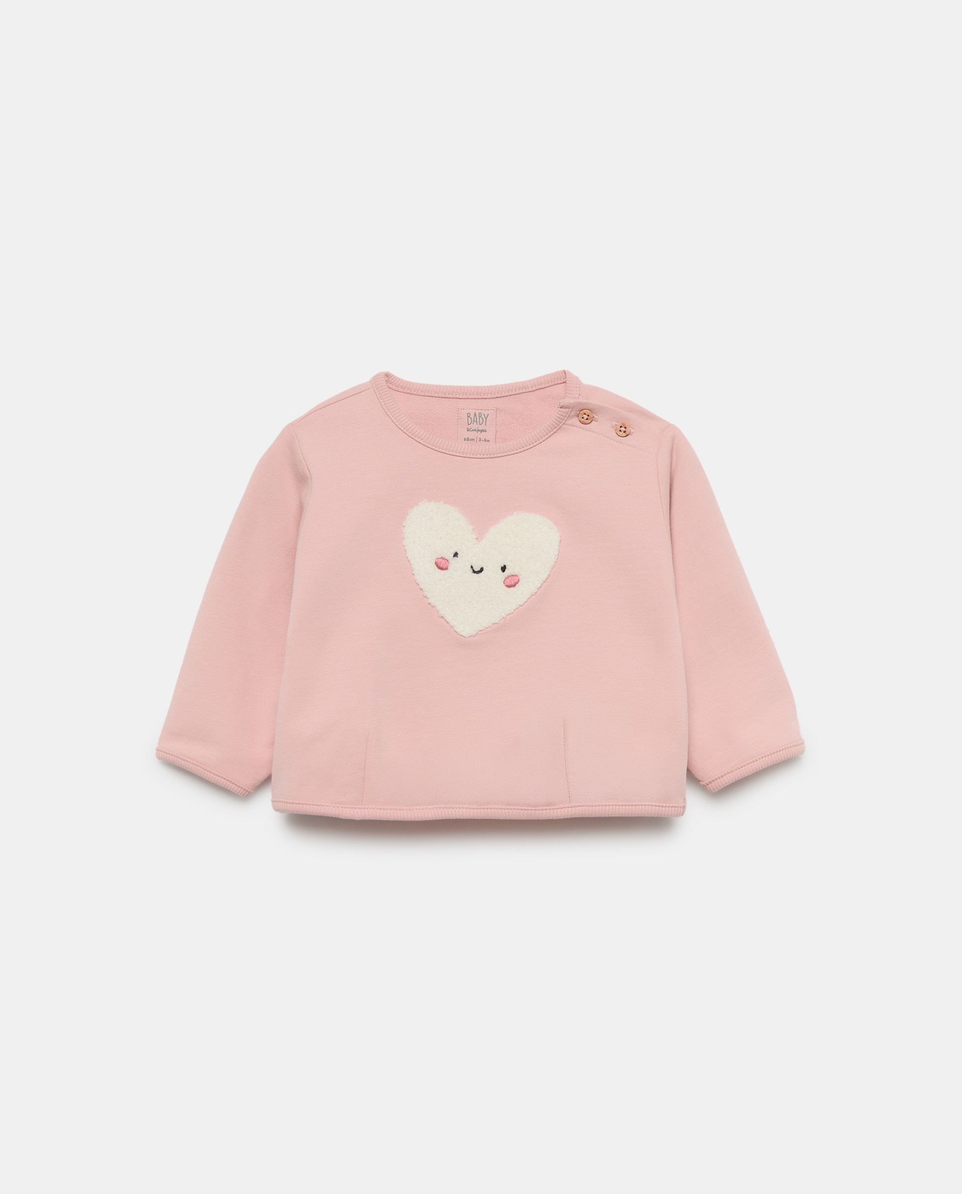 Imagem 0 de Sweatshirt de Bebé com Gola Redonda e Fantasia 3D