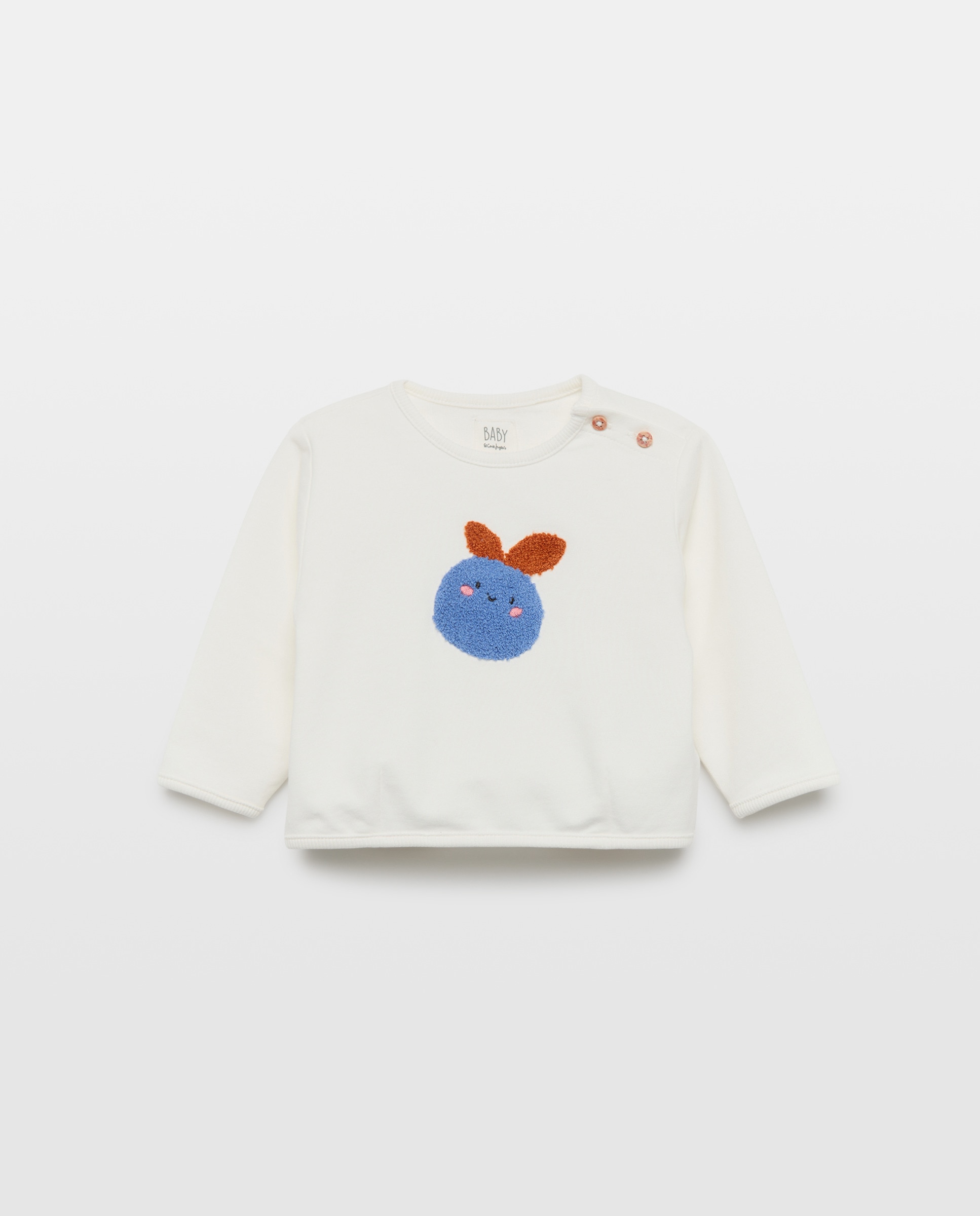 Imagem 0 de Sweatshirt de Bebé com Gola Redonda e Fantasia 3D