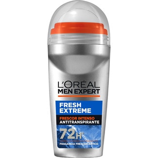 desodorante roll-on masculino Fresh Extreme 72h antitranspirante envase 50 ml fragancia frescor ártico - L'oreal Men Expert
