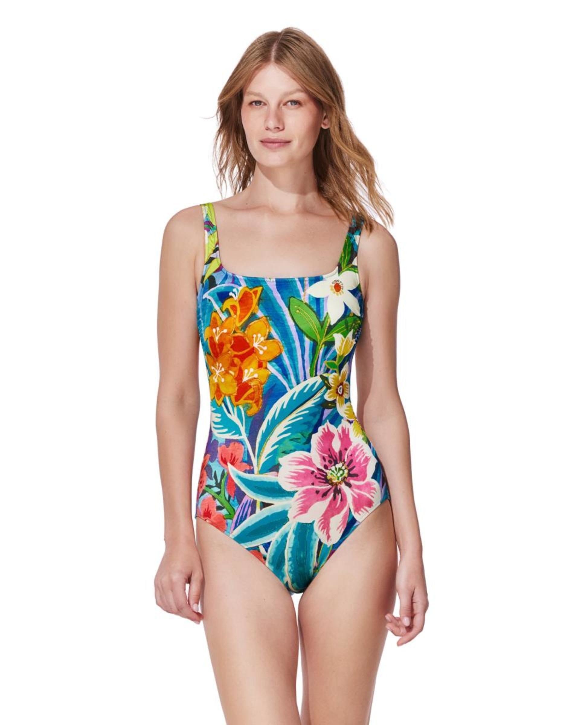 Imagem 0 de Fato de Banho sem Manga com Decote Quadrado