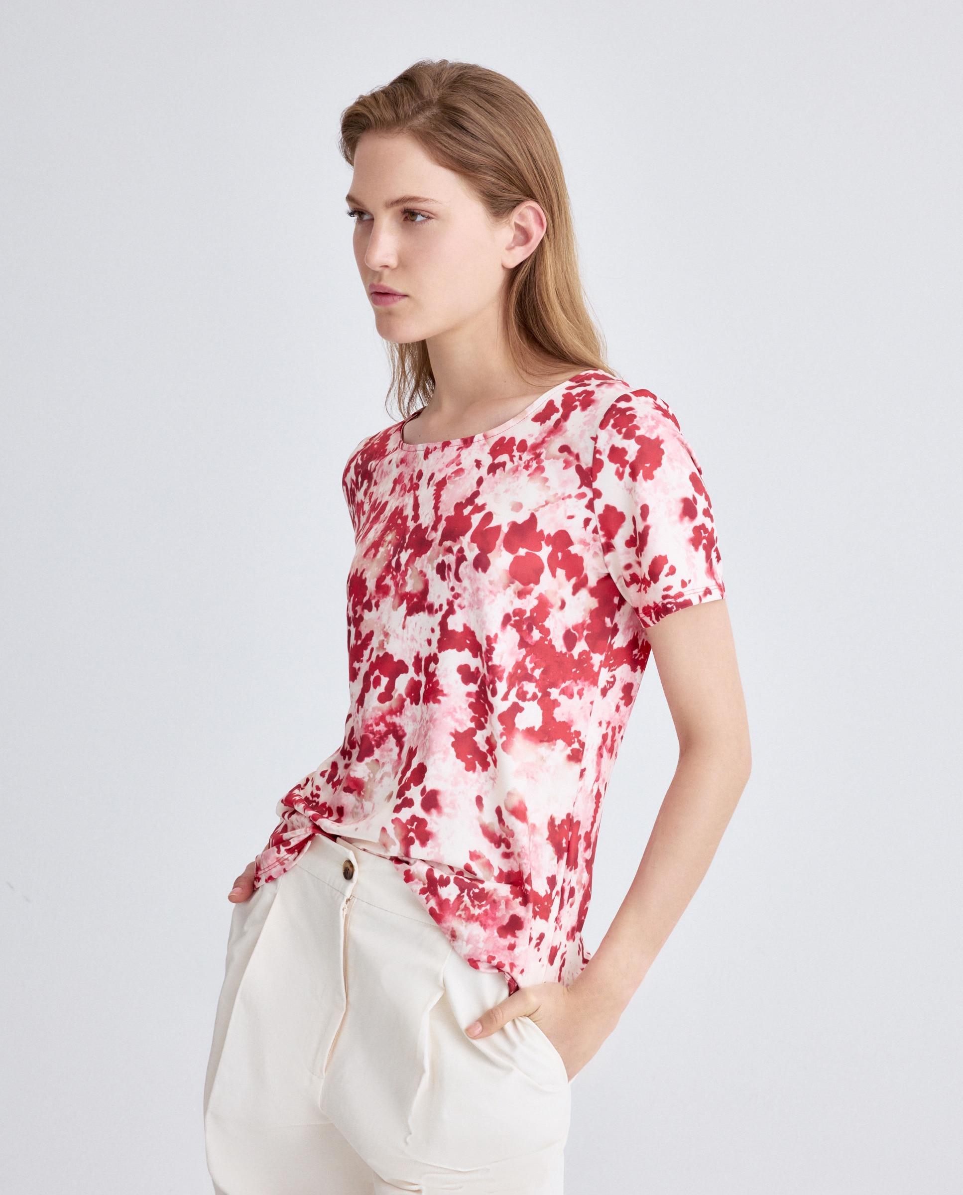 Imagem 0 de T-shirt estampada com manga curta