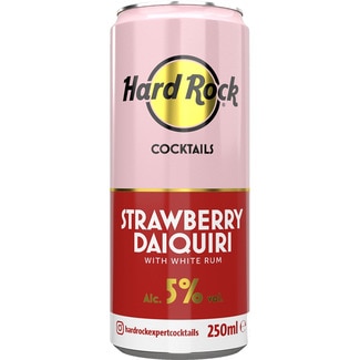daiquiri de fresa con ron blanco lata 25 cl - Hard Rock