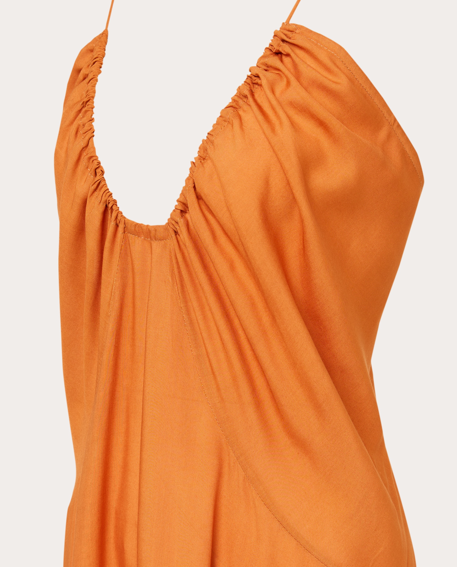 Vestido Comprido Zoe Laranja-3