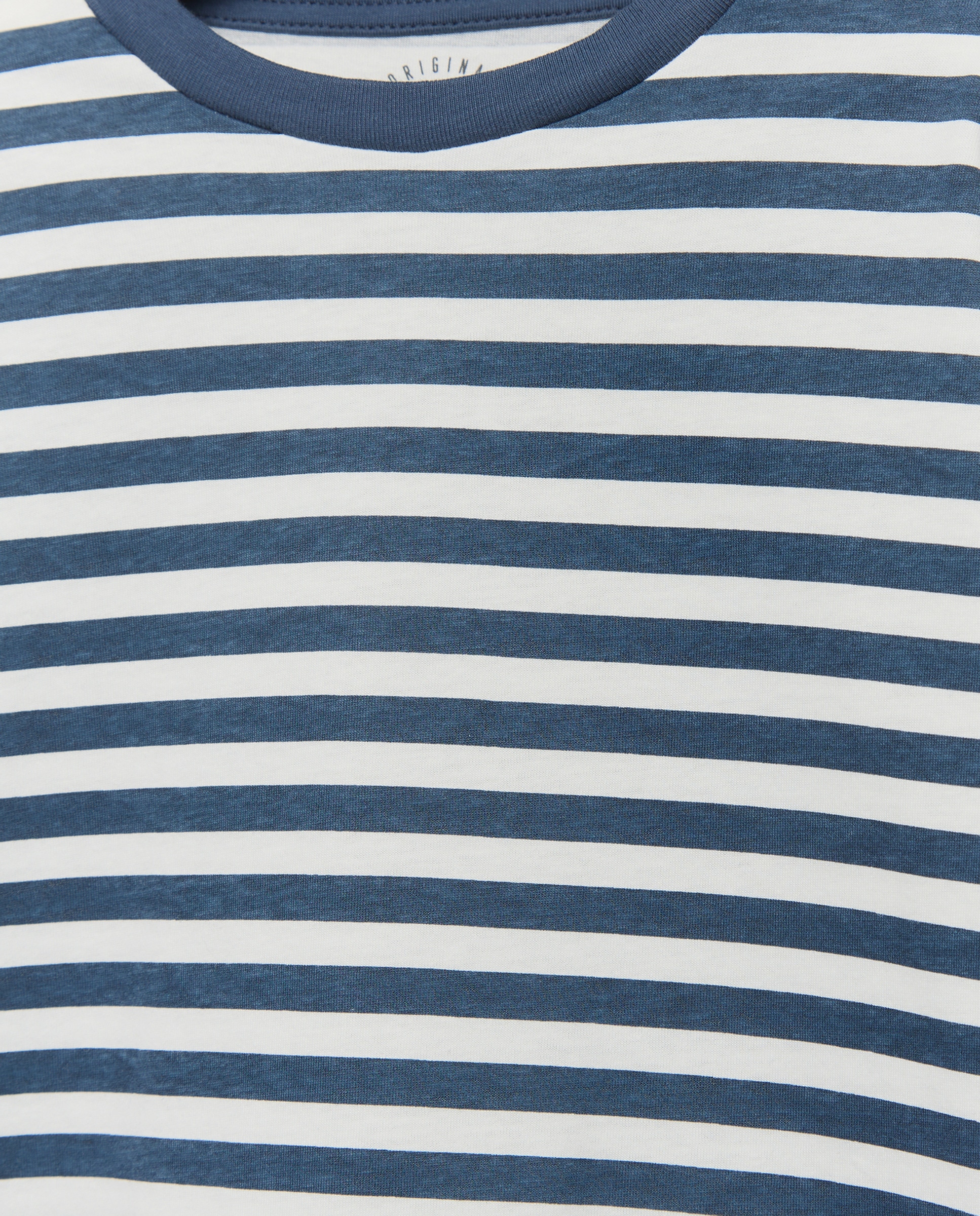 Camiseta de niño estampada manga larga Azul Suave-3
