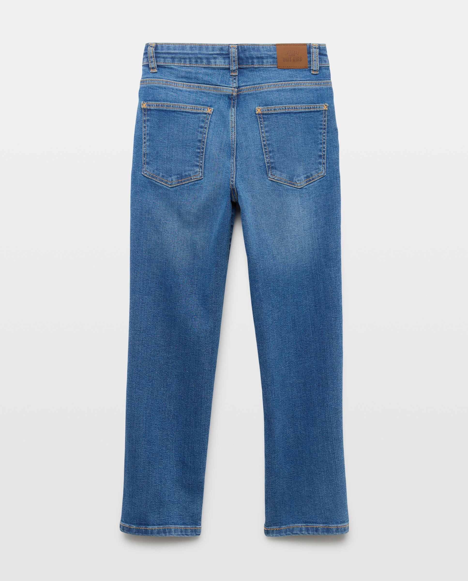 Pantalón de niño denim 5 bolsillos regular Azul pálido-2