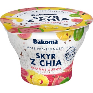 Skyr Chia, Ananás e Goiaba unidade 150 g - Bakoma