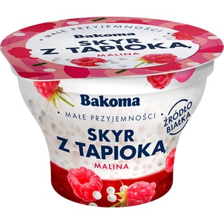 Skyr Tapioca e Framboesa unidade 150 g - Bakoma