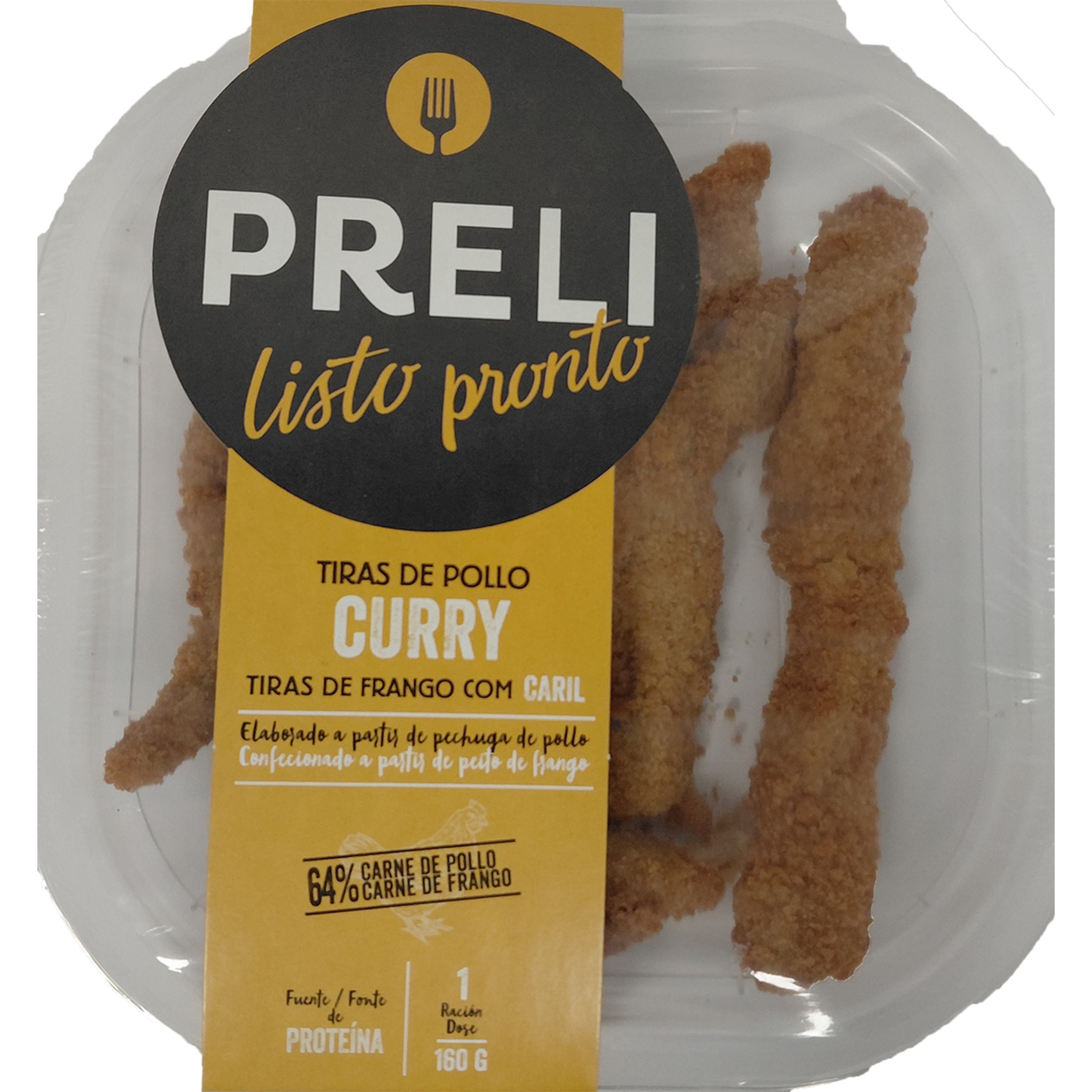 Tiras de Frango Caril unidade 160 g