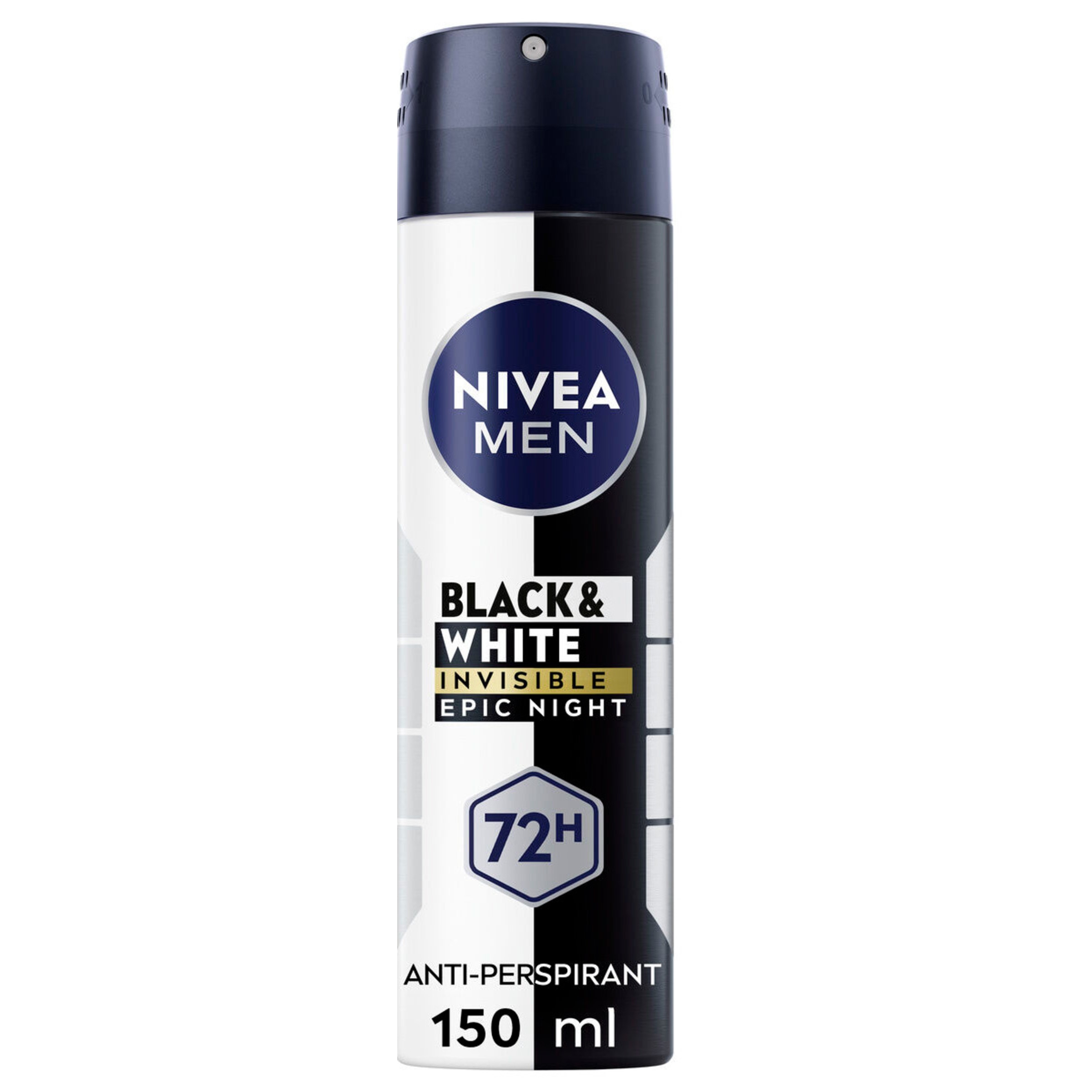 Desodorizante Men Spray B&W Epic Night embalagem 150 ml