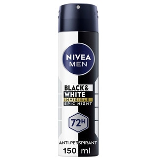 Desodorizante Men Spray B&W Epic Night embalagem 150 ml - Nivea Men