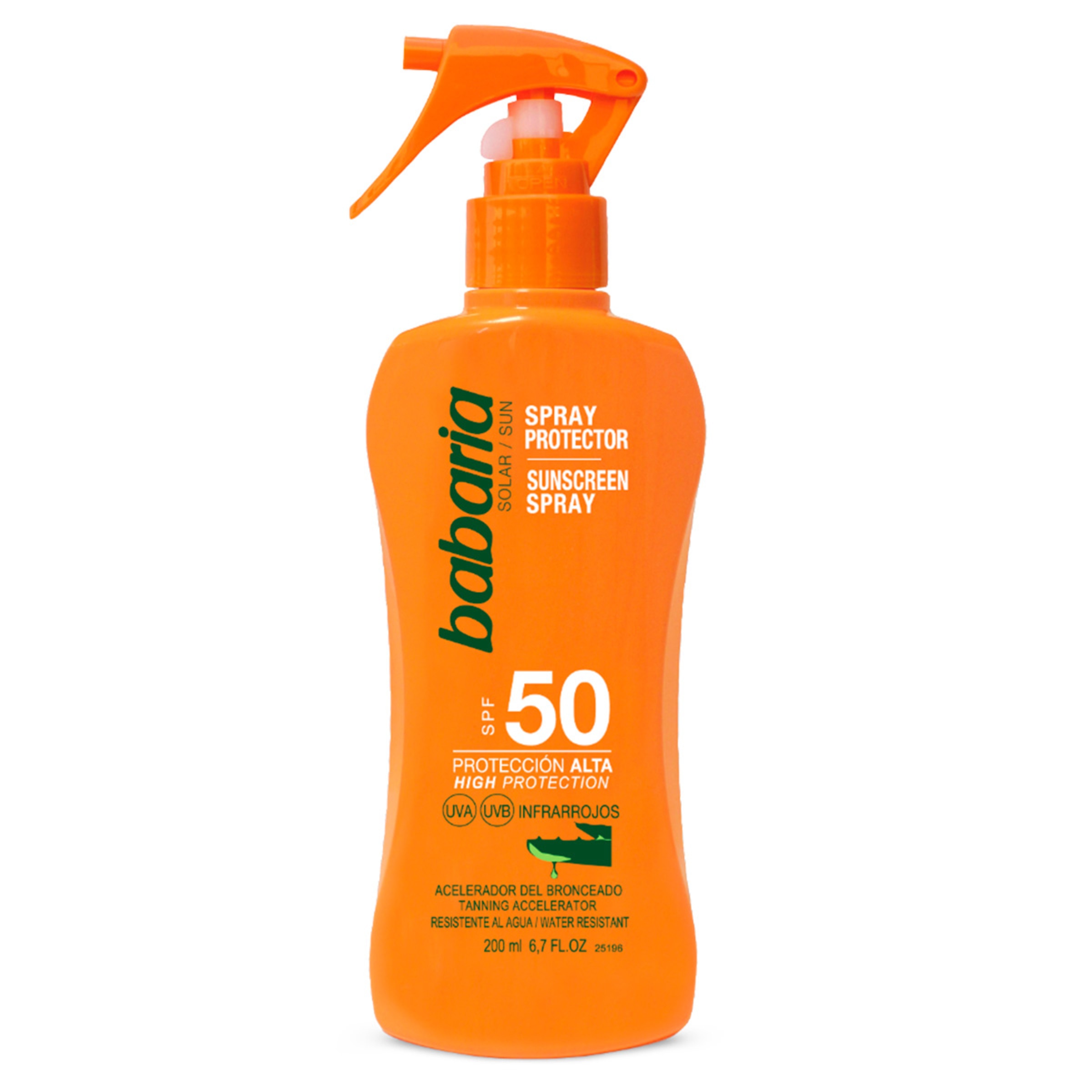 Protector Solar Hidratante Aloe SFP50 spray 200 ml