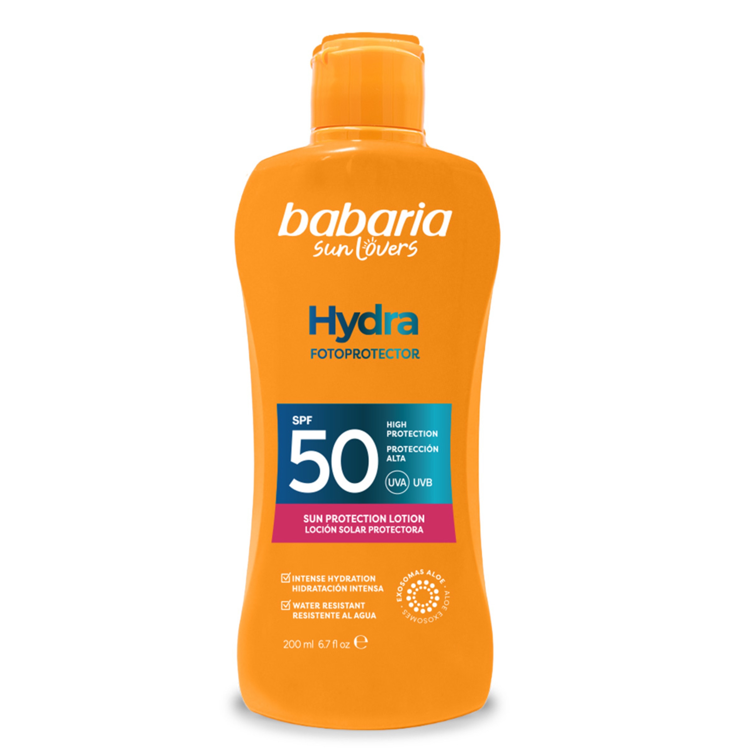 Leite Solar Hydra Aloe Hydra SFP50 embalagem 100 ml