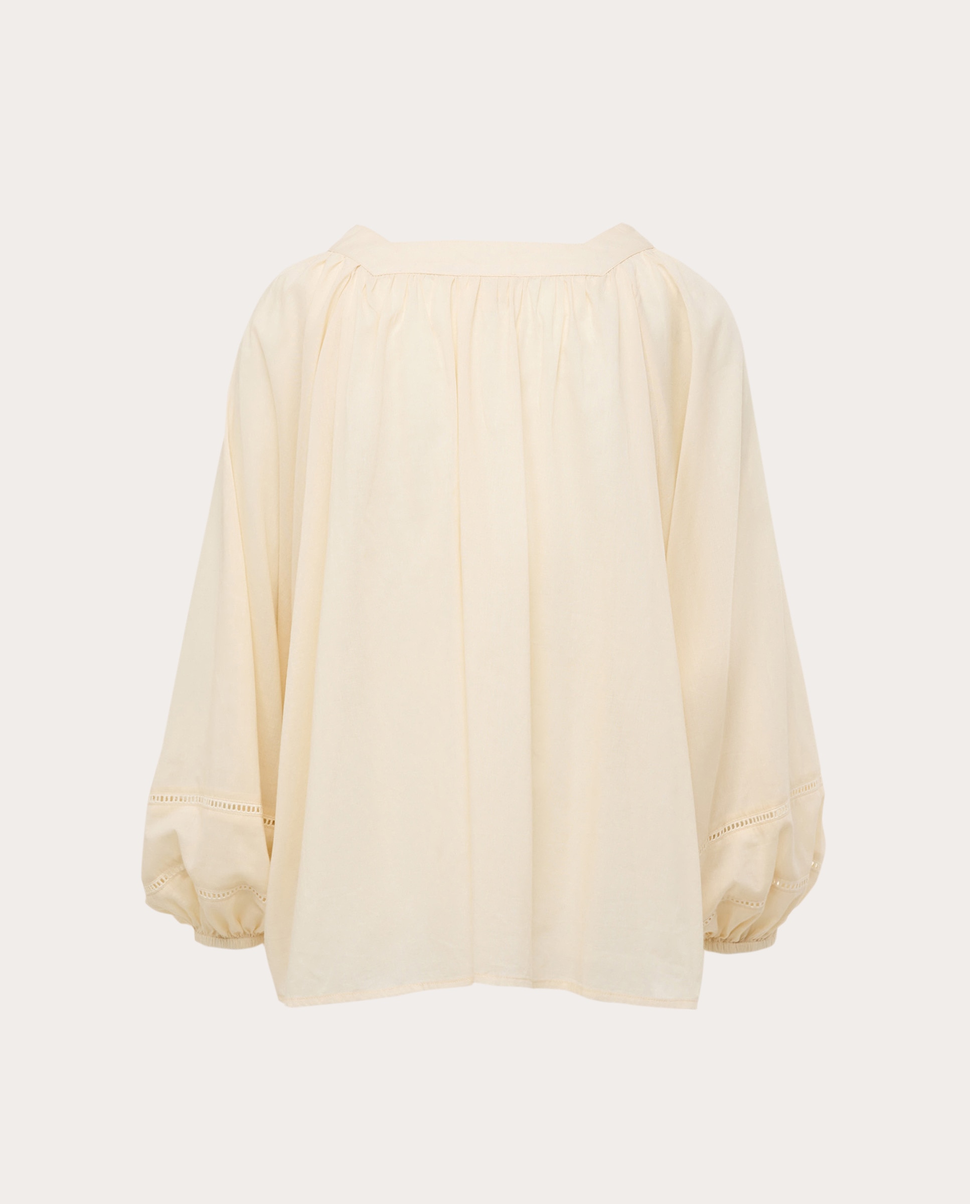 Blusa de algodão Creme-2