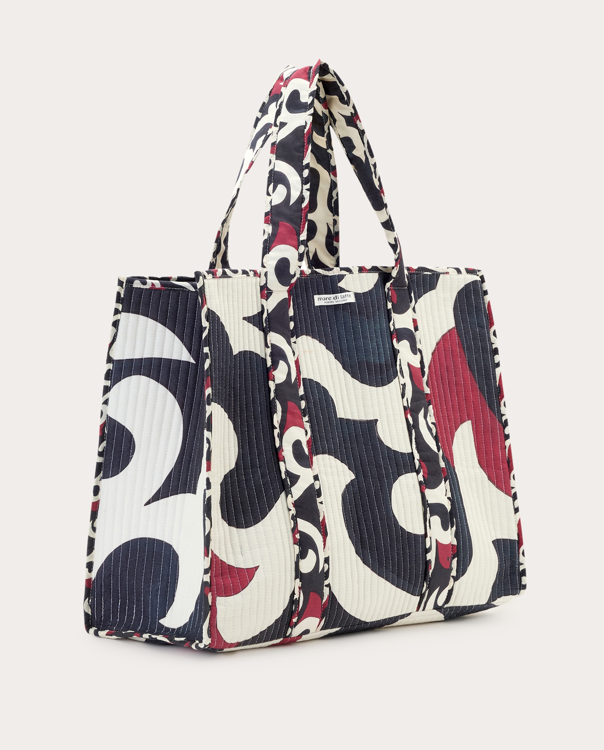 Mala Shopper Rodeo de Algodão Preto-3