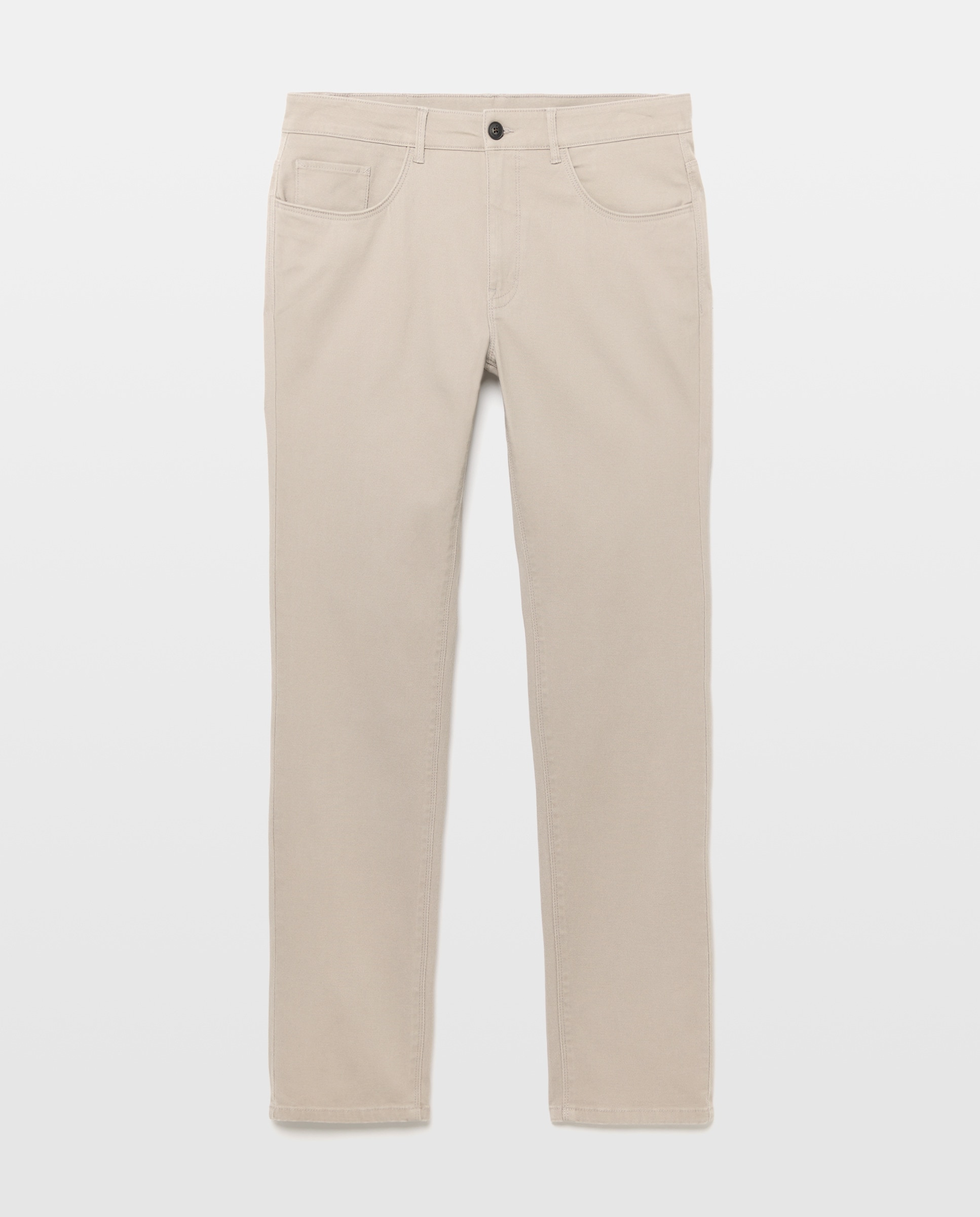 Imagem 0 de Calças Stretch Slim com Cinco Bolsos