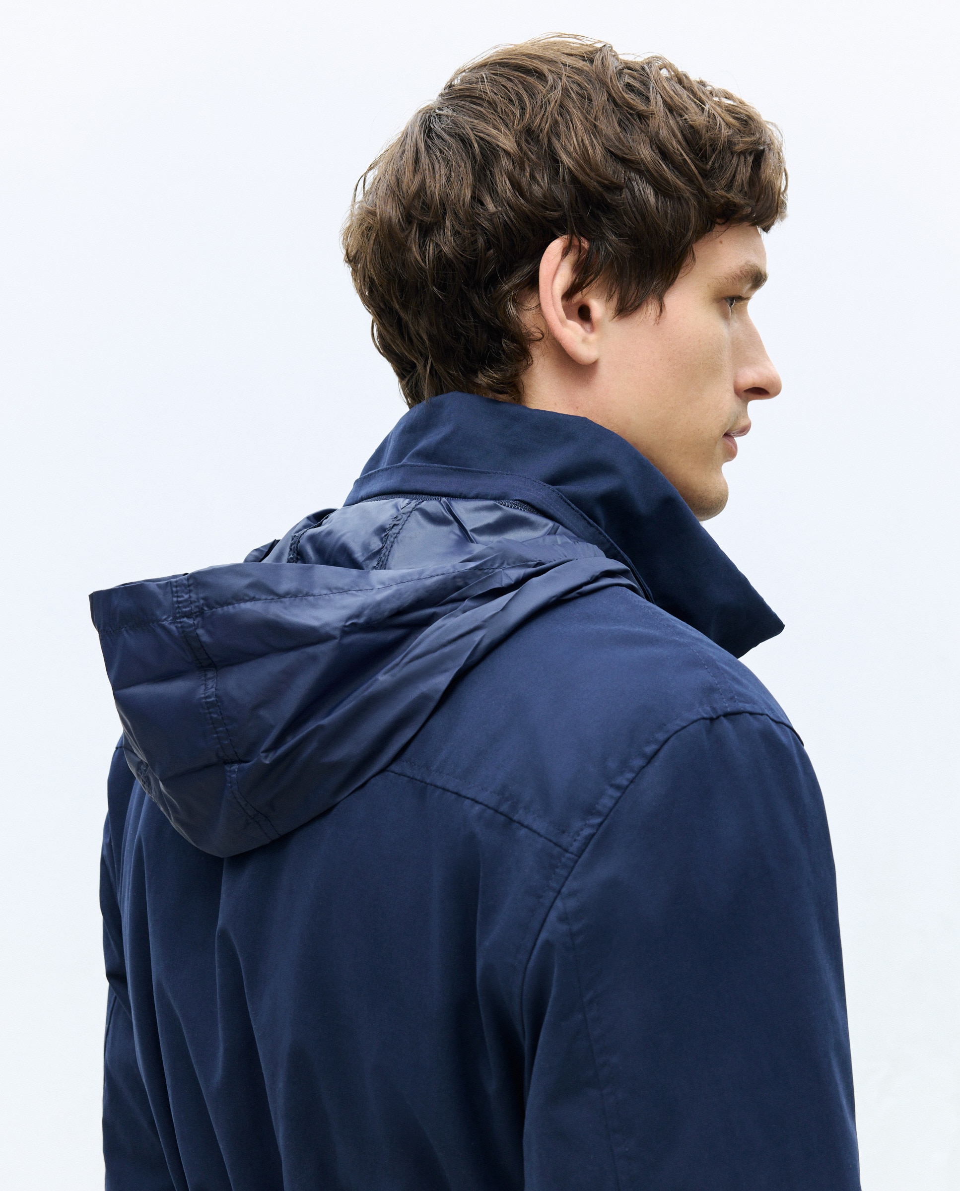 Parka Comprida Azul-marinho-4