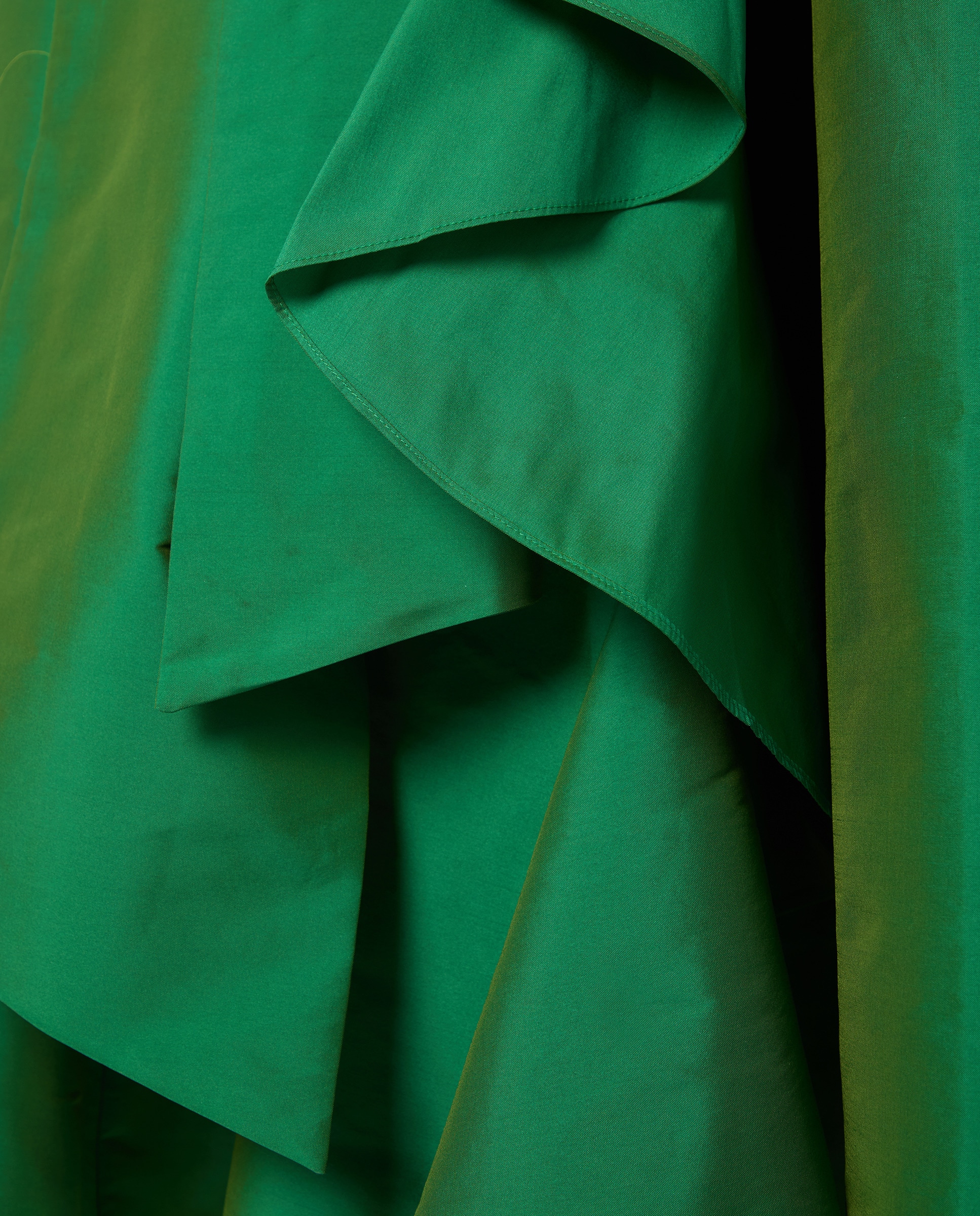 Vestido midi com volume 510 Verde Claro-6