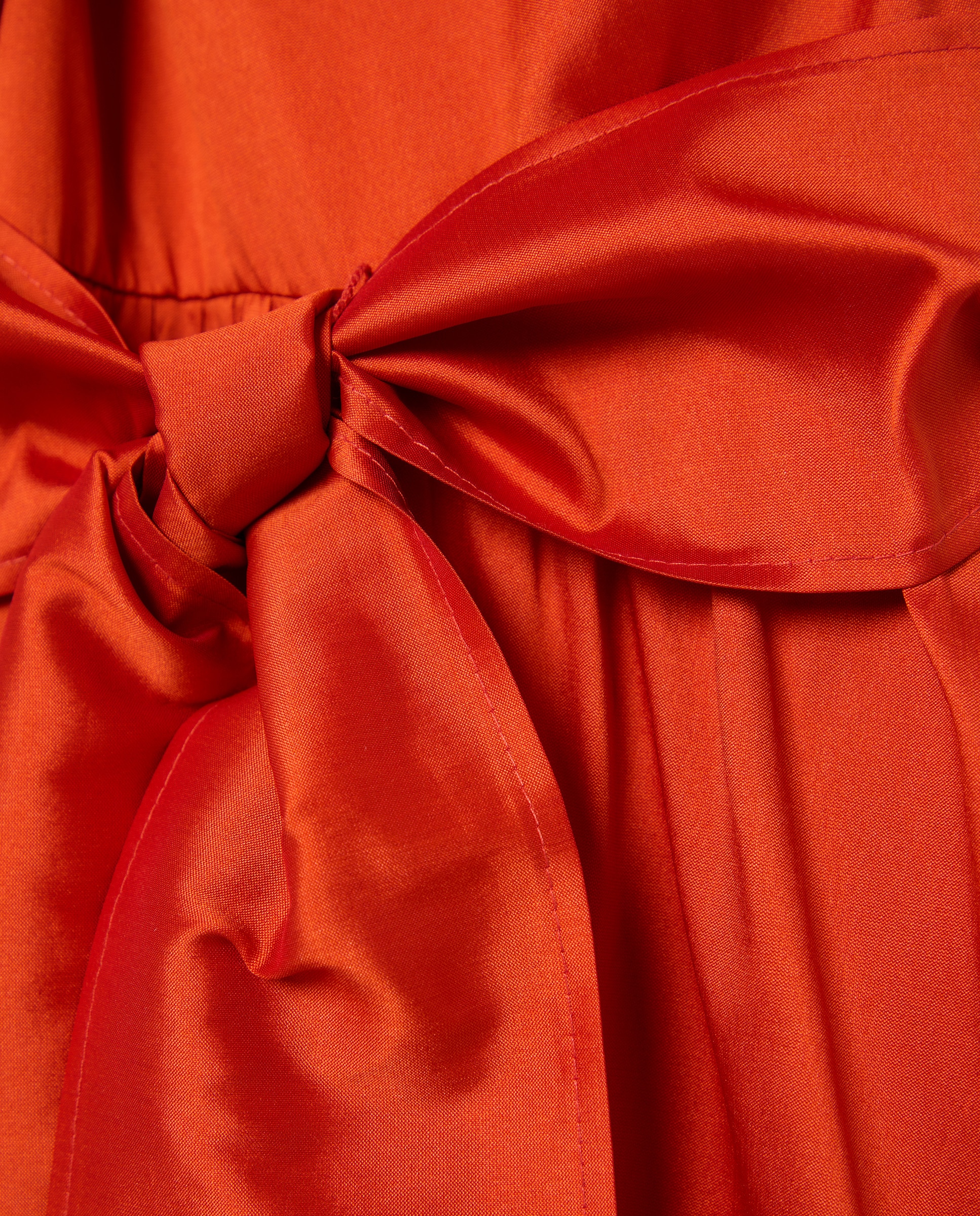 Vestido midi com gola halter Laranja-queimado-6