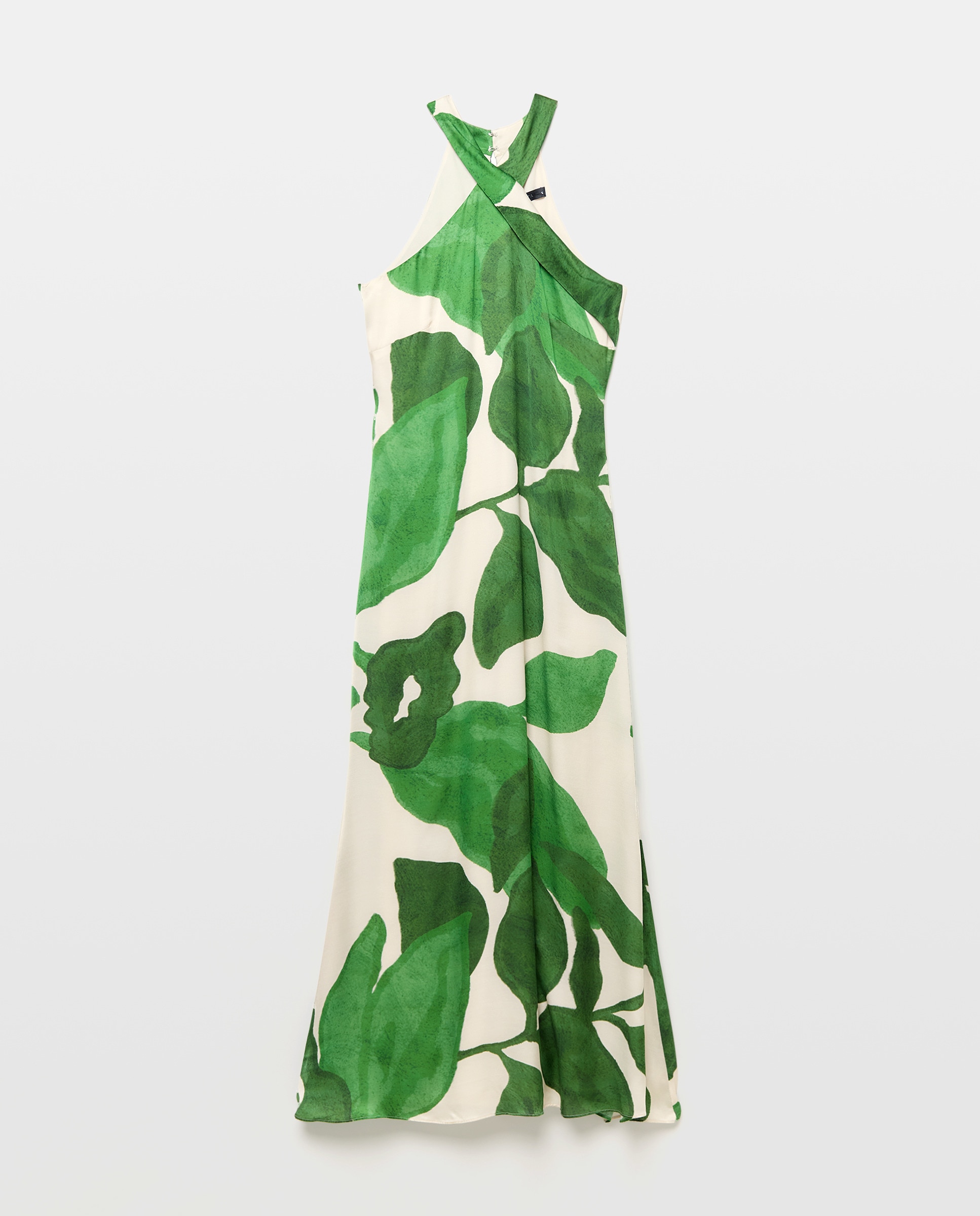 Imagem 0 de Vestido comprido com gola halter