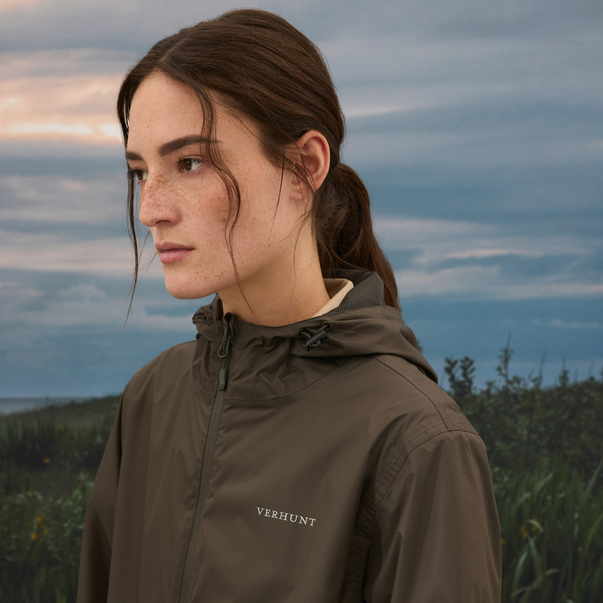 Impermeável de Mulher Caqui-4