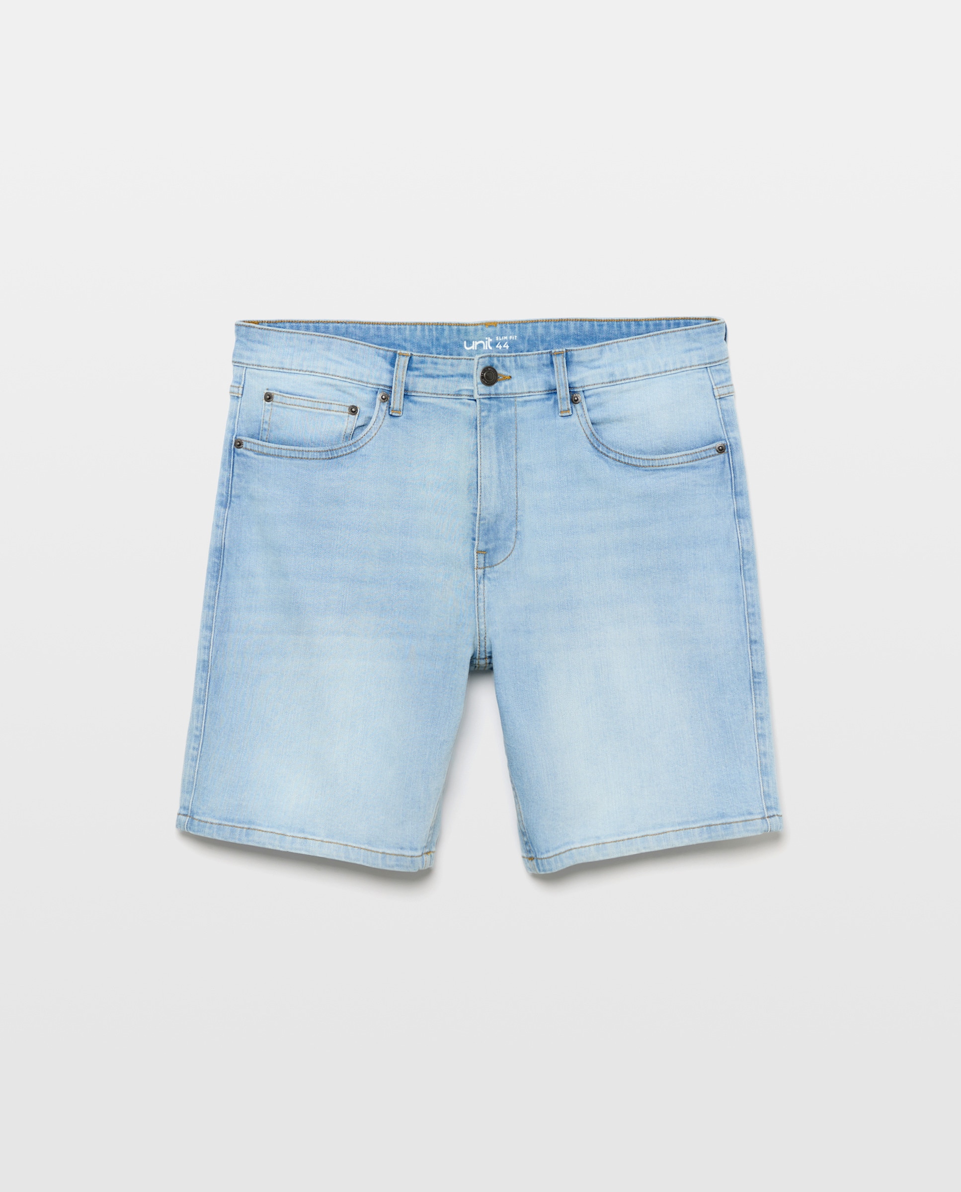 Bermuda hombre denim slim fit Cerúleo-4