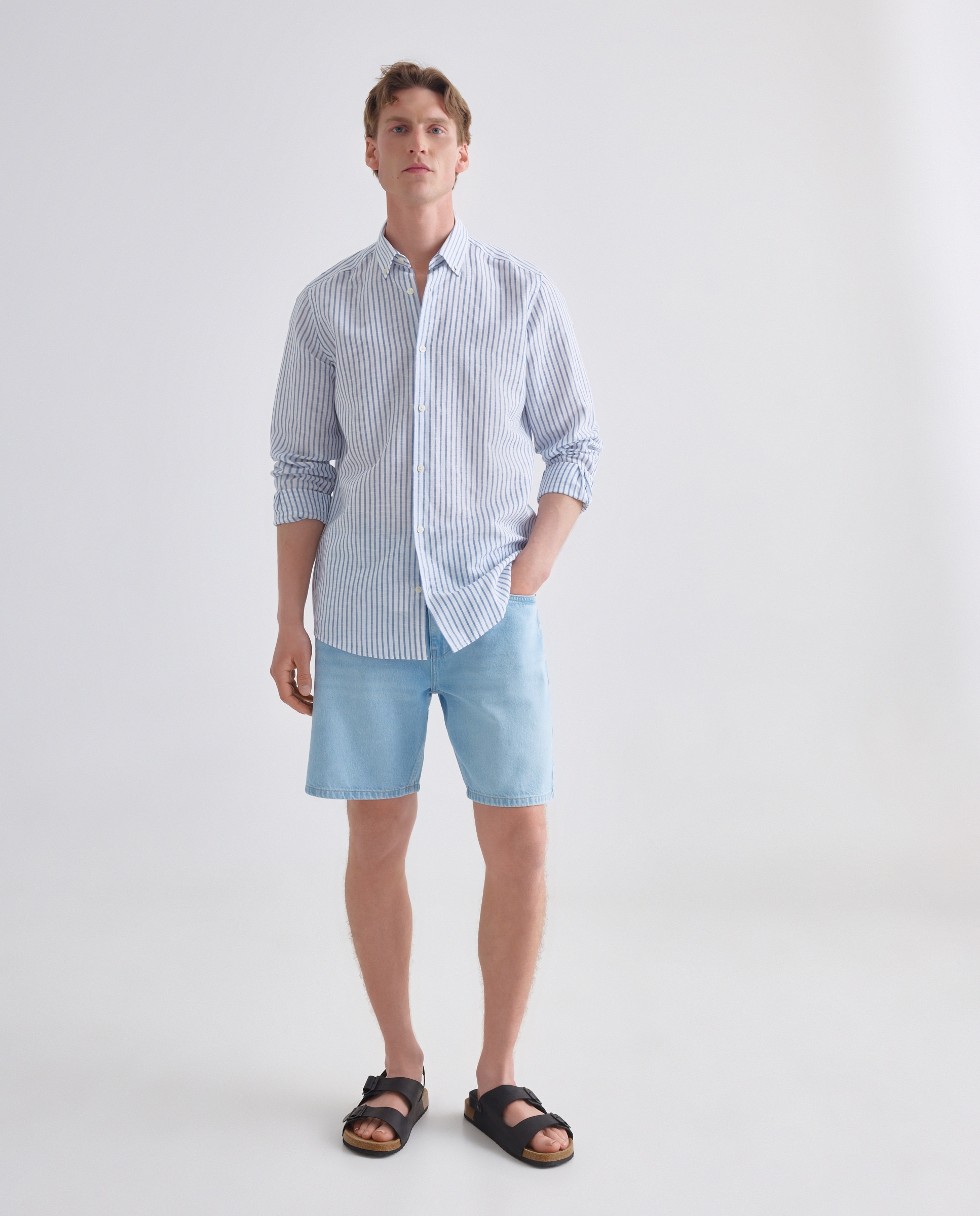 Imagen 0 de Bermuda hombre denim regular fit