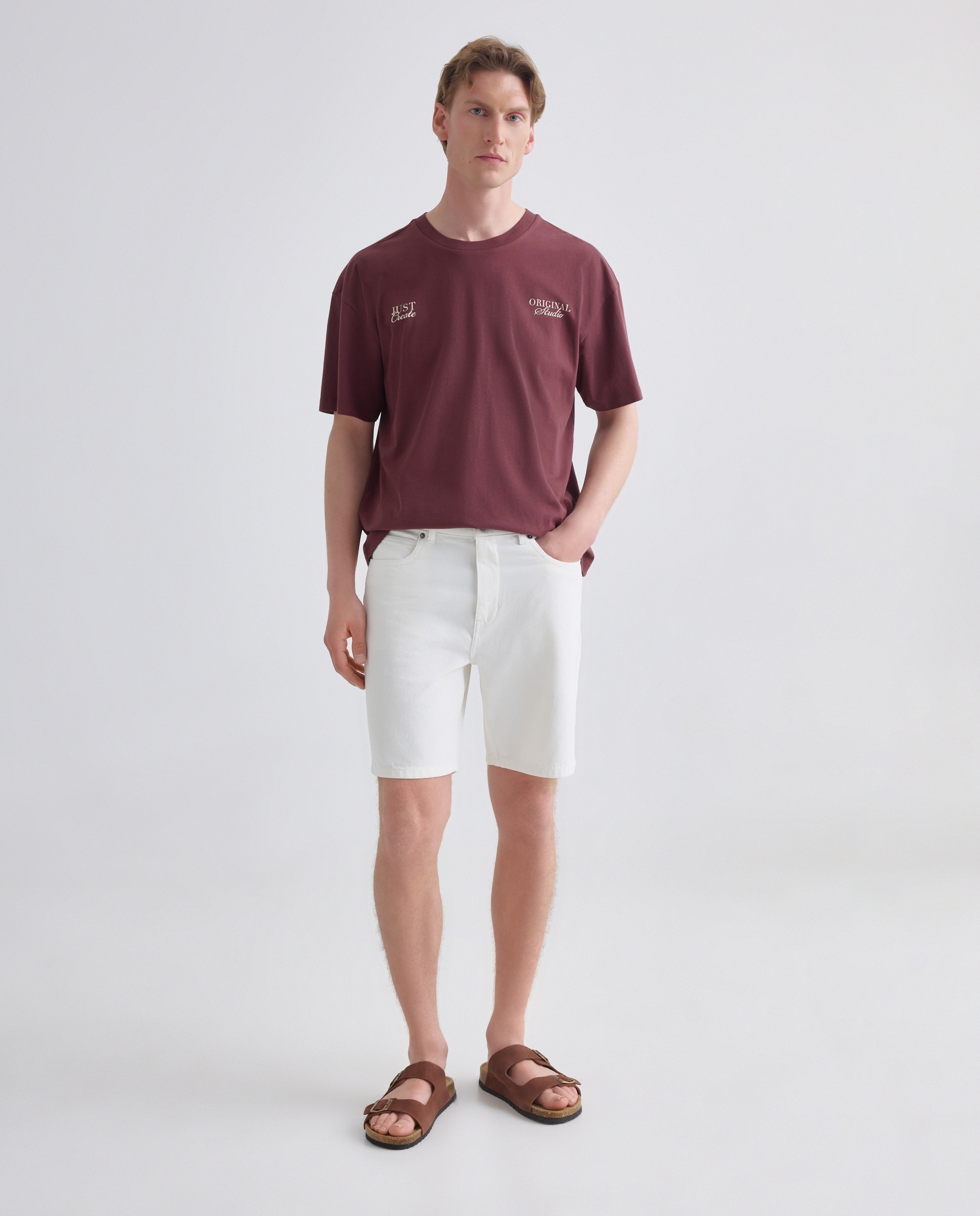 Imagen 0 de Bermuda hombre denim regular fit