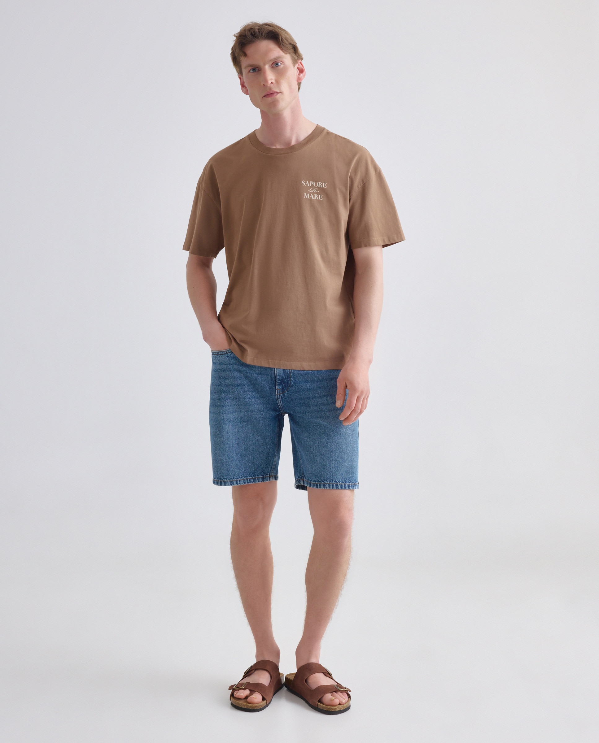 Imagen 0 de Bermuda hombre denim regular fit