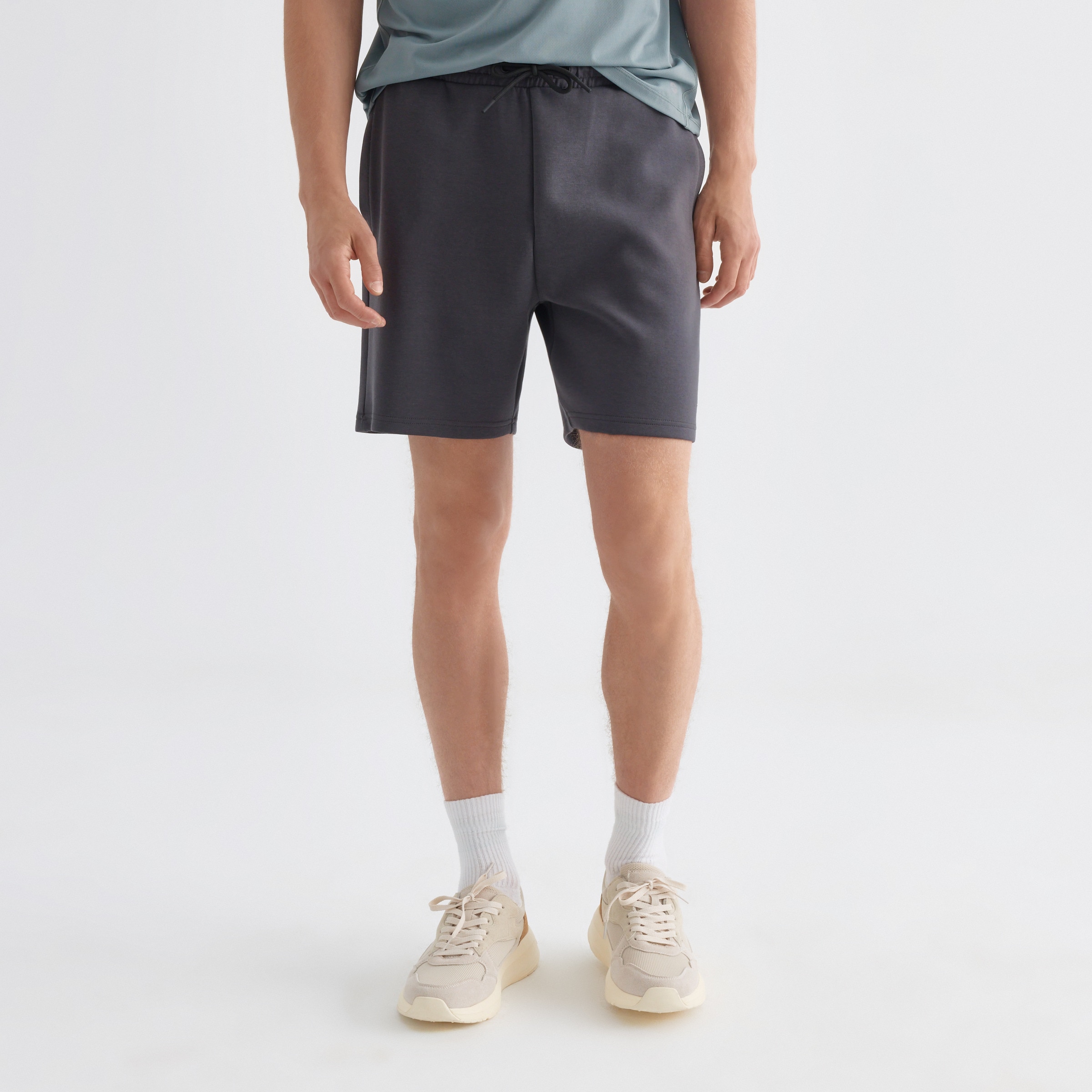 Pantalón Corto Interlock Hombre 830 Antracita-2