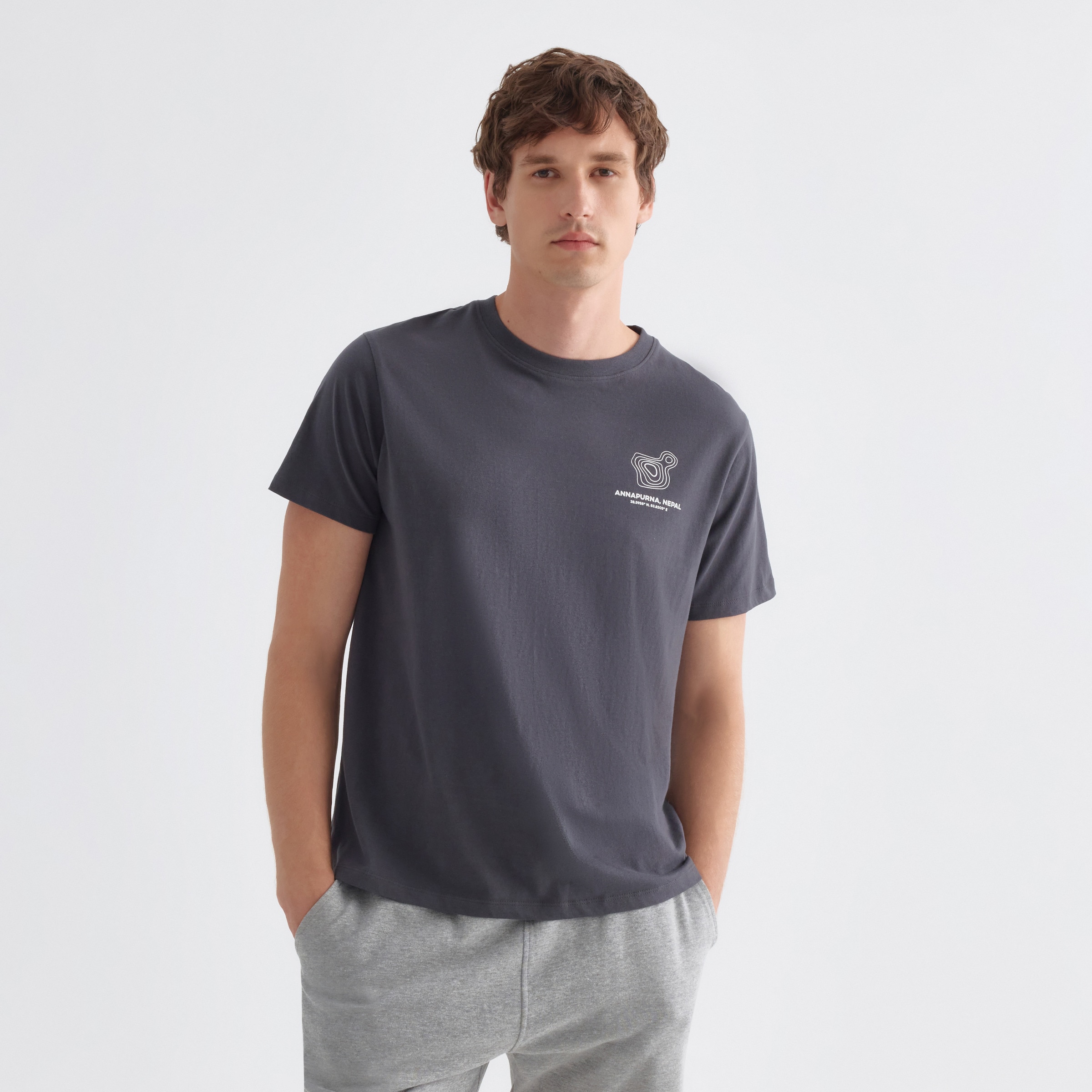 Imagen 0 de Camiseta Algodón Print Trasero