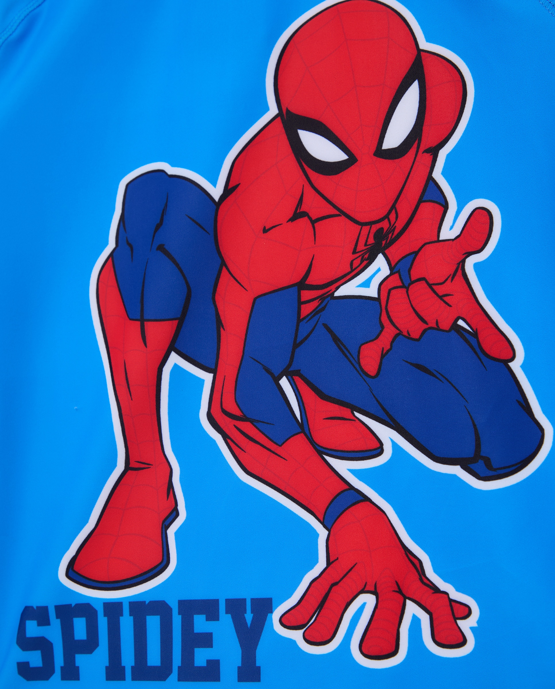 Conjunto de Licenças UPF+50 Homem-Aranha Azul-marinho-5