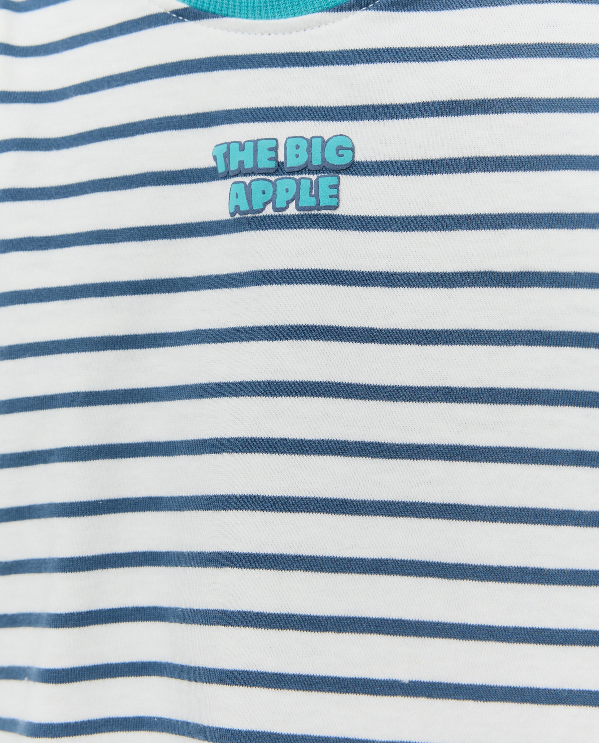 Camisola Básica de Bebé com Manga Comprida Azul-3