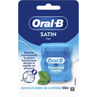 seda dental encerada sabor menta Satin Tape blister 50 m - Oral B