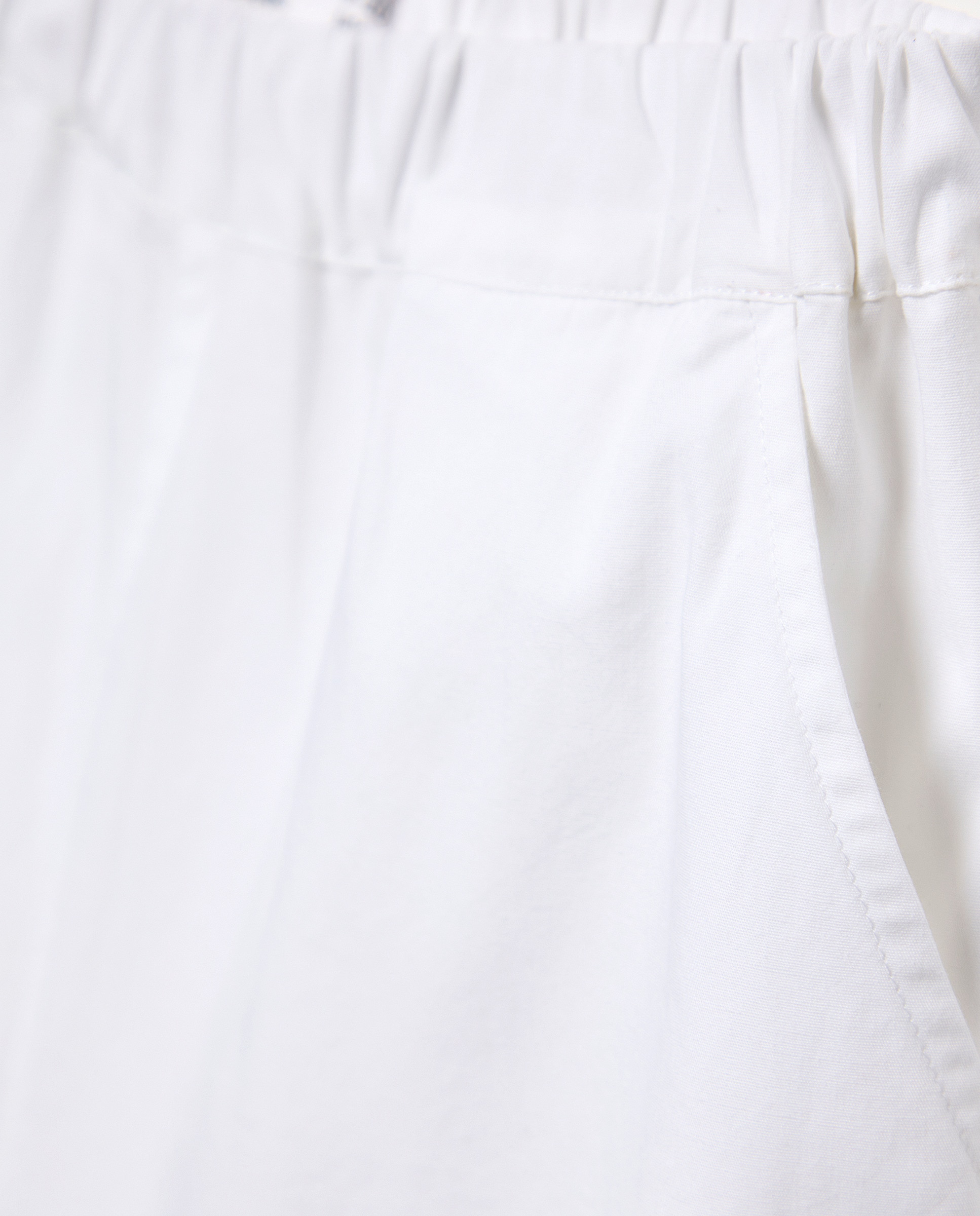 Conjunto largo cuerpo smock peplum y pantalón con bolsillos plastón de niña - Kids El Corte Inglés - 120 Crudo 120 Crudo-6