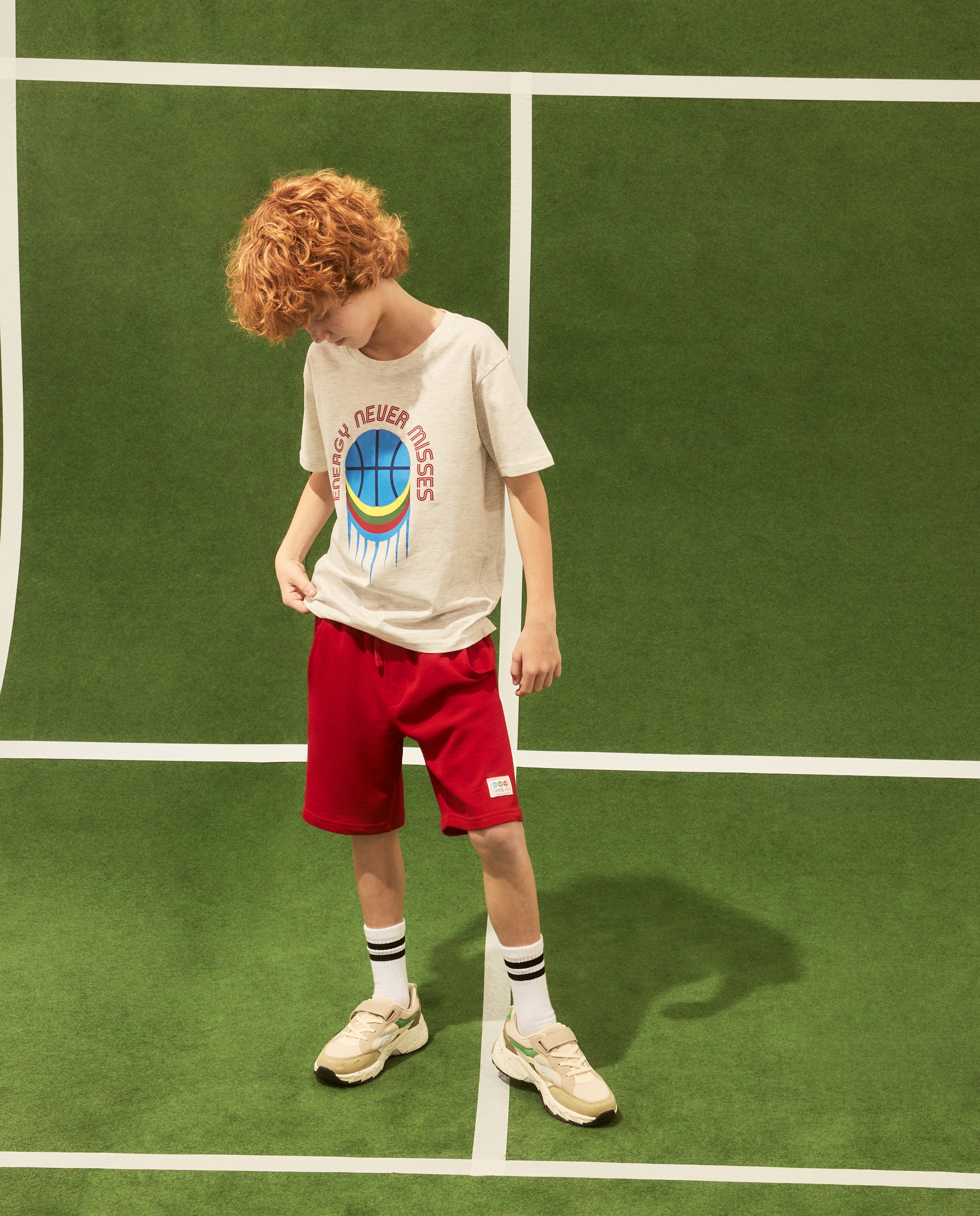 Conjunto de T-shirt e Calções Kids El Corte Inglés Vermelho-2