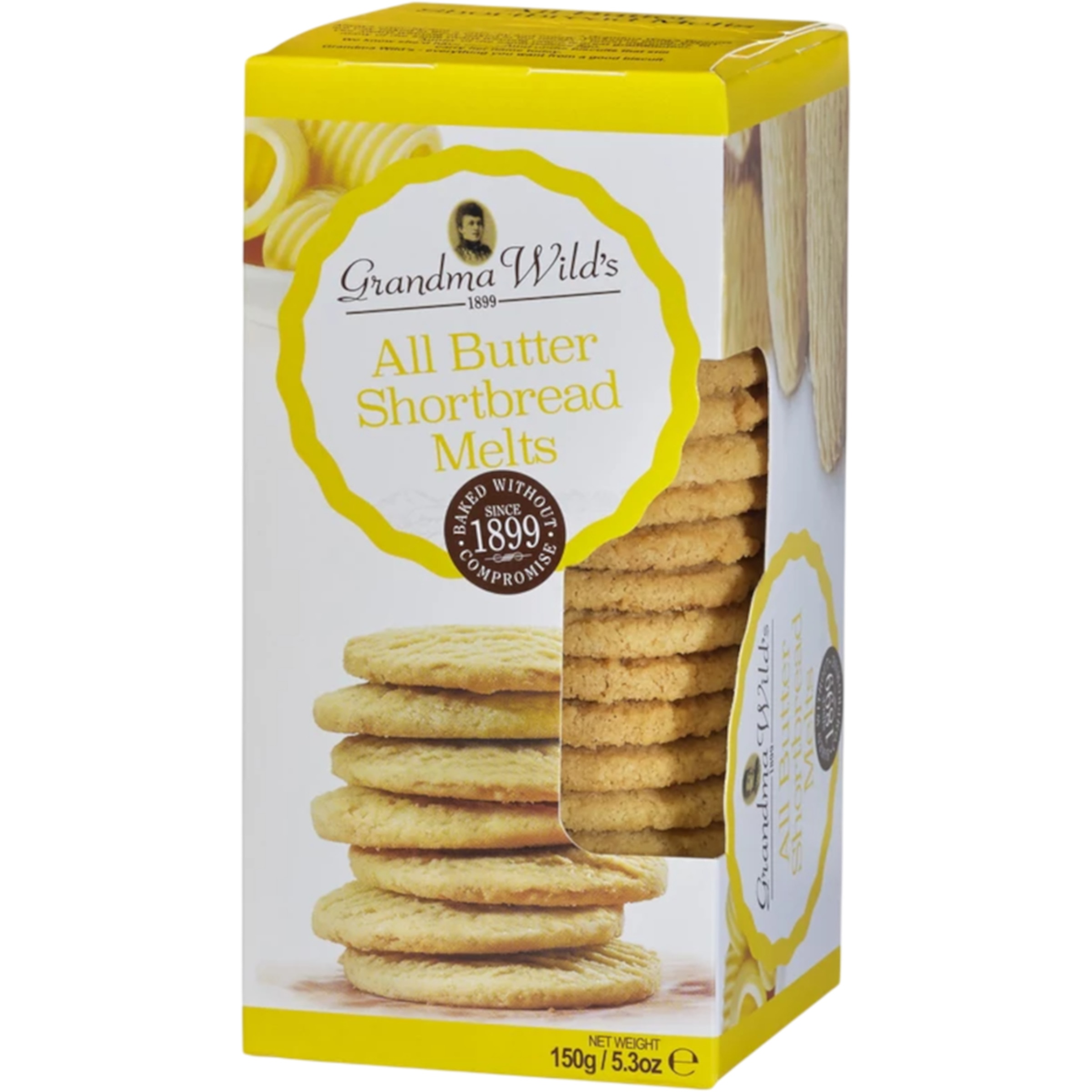Bolachas de Manteiga Shortbread embalagem 150 g