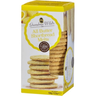 Bolachas de Manteiga Shortbread embalagem 150 g - Grandma Wild's