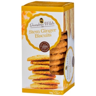 Bolachas de Gengibre embalagem 150 g - Grandma Wild's