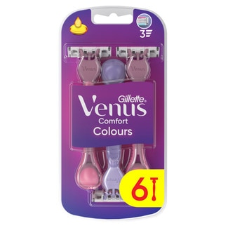 Máquinas Depilatórias embalagem 6 unidades - Gillette Simply Venus 3 Plus