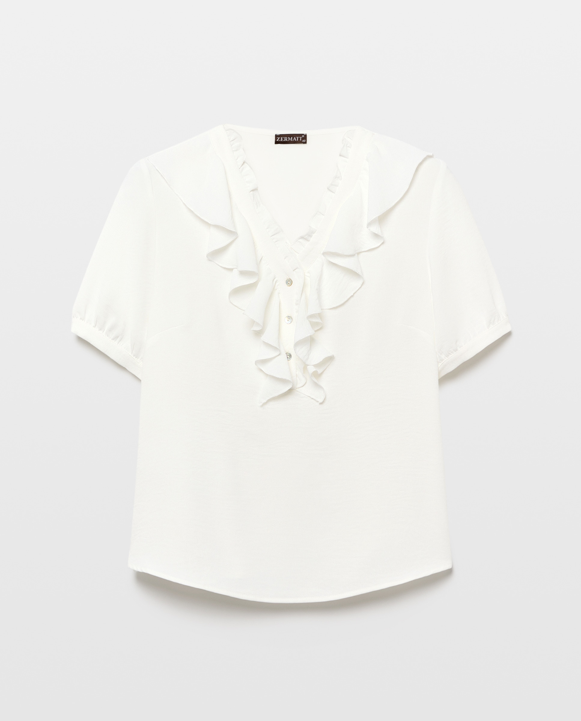 Imagem 0 de Blusa Lisa de Manga Curta