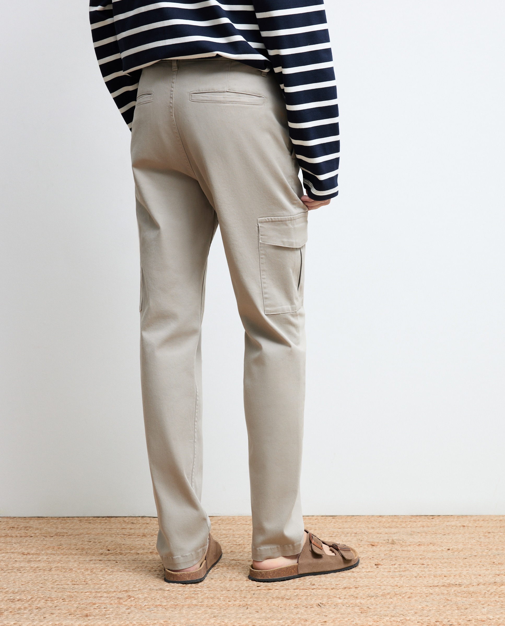 Pantalón cargo de hombre - Green Coast - Gris claro Gris claro-3