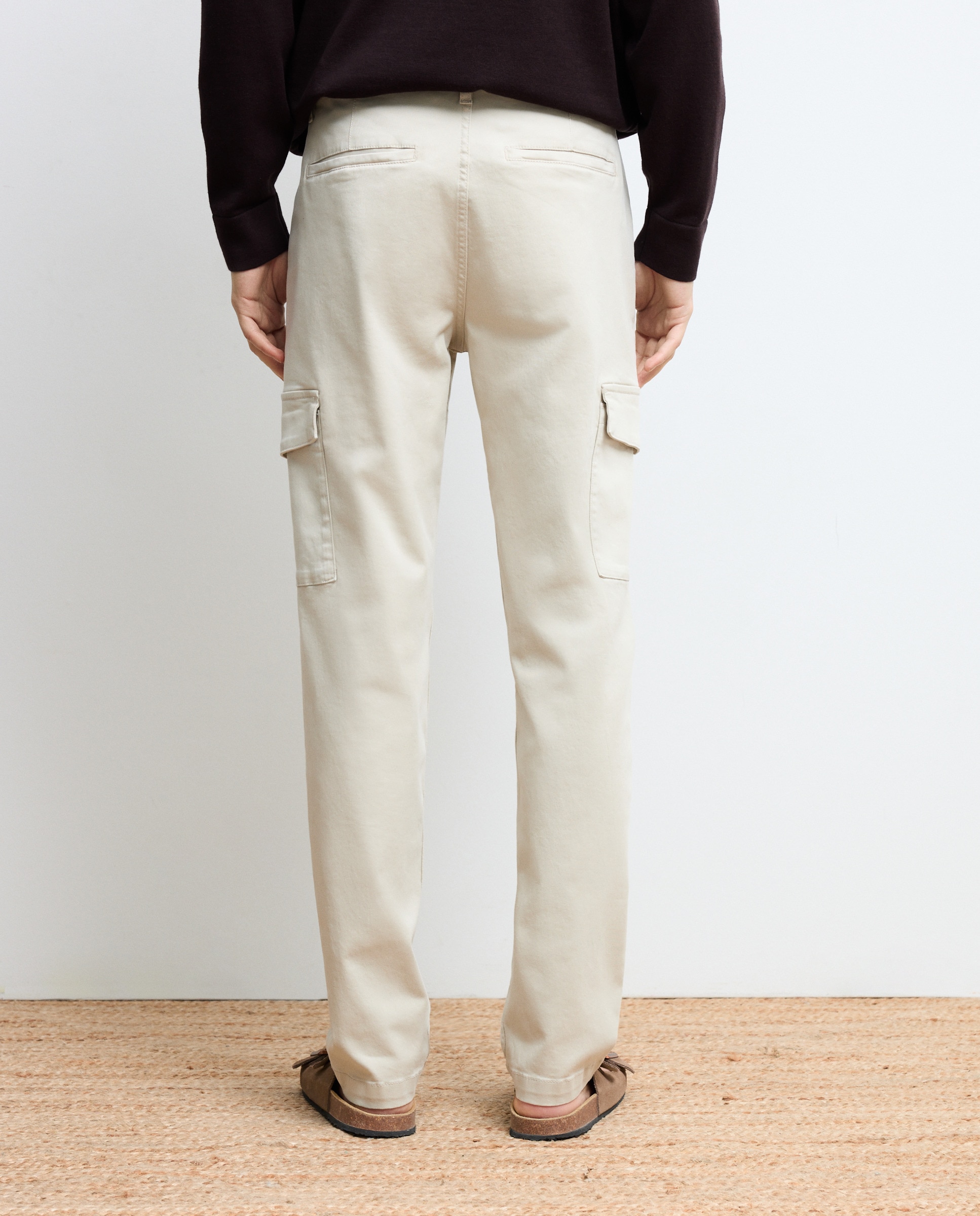 Pantalón cargo de hombre - Green Coast - Hielo Hielo-3