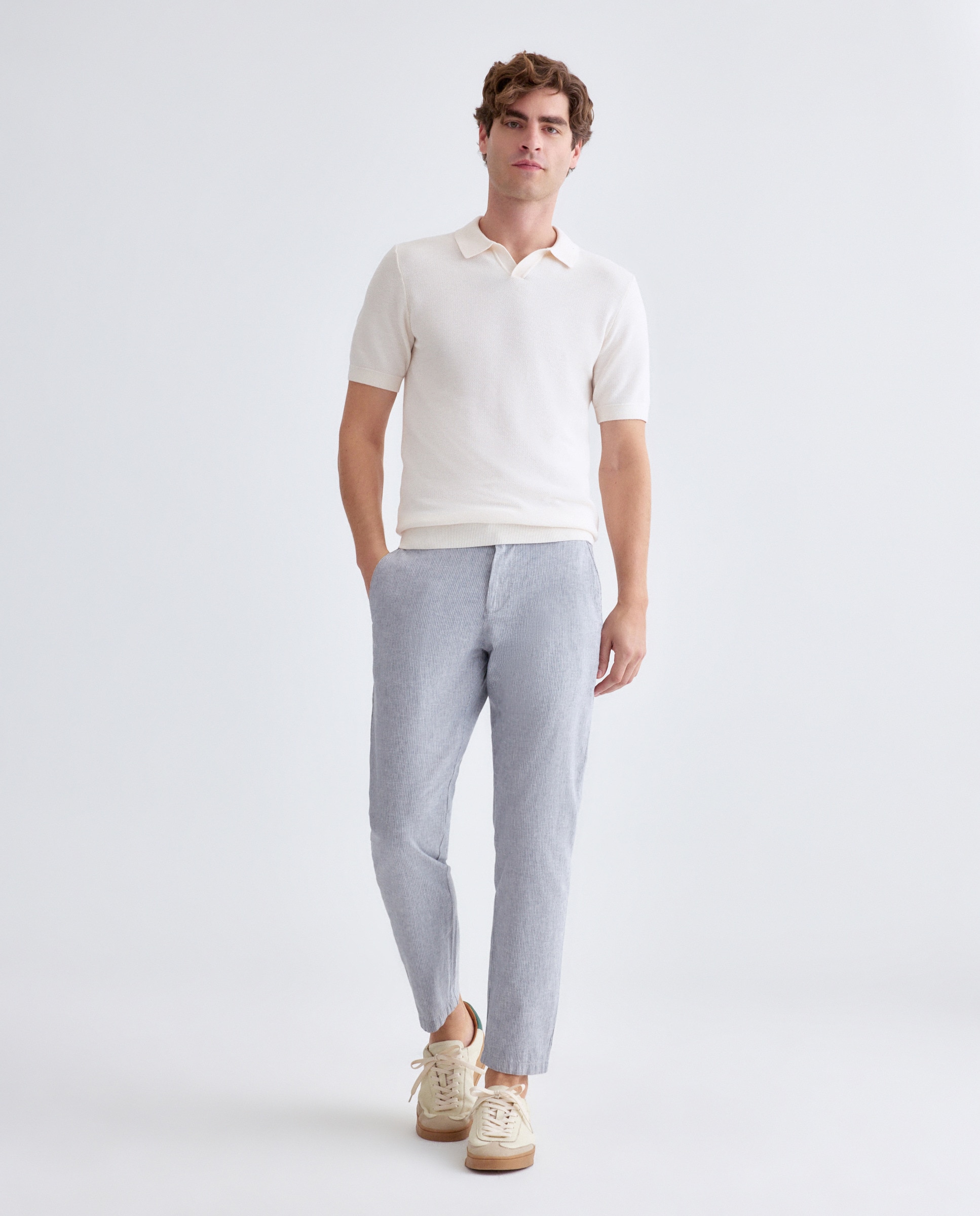 Polo de Malha Branco-2