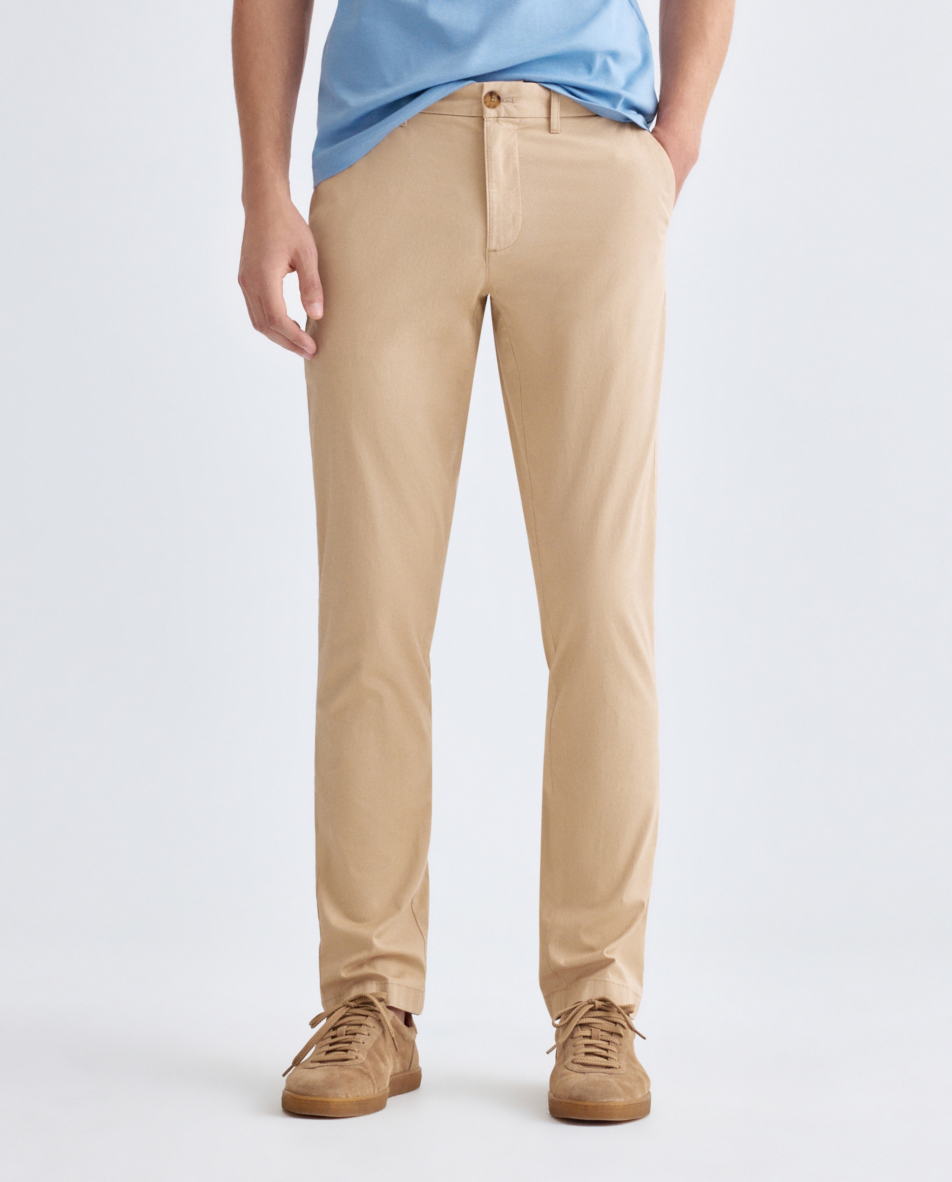 Pantalón de hombre chino en algodón - Michael Kors - Beige Beige-2