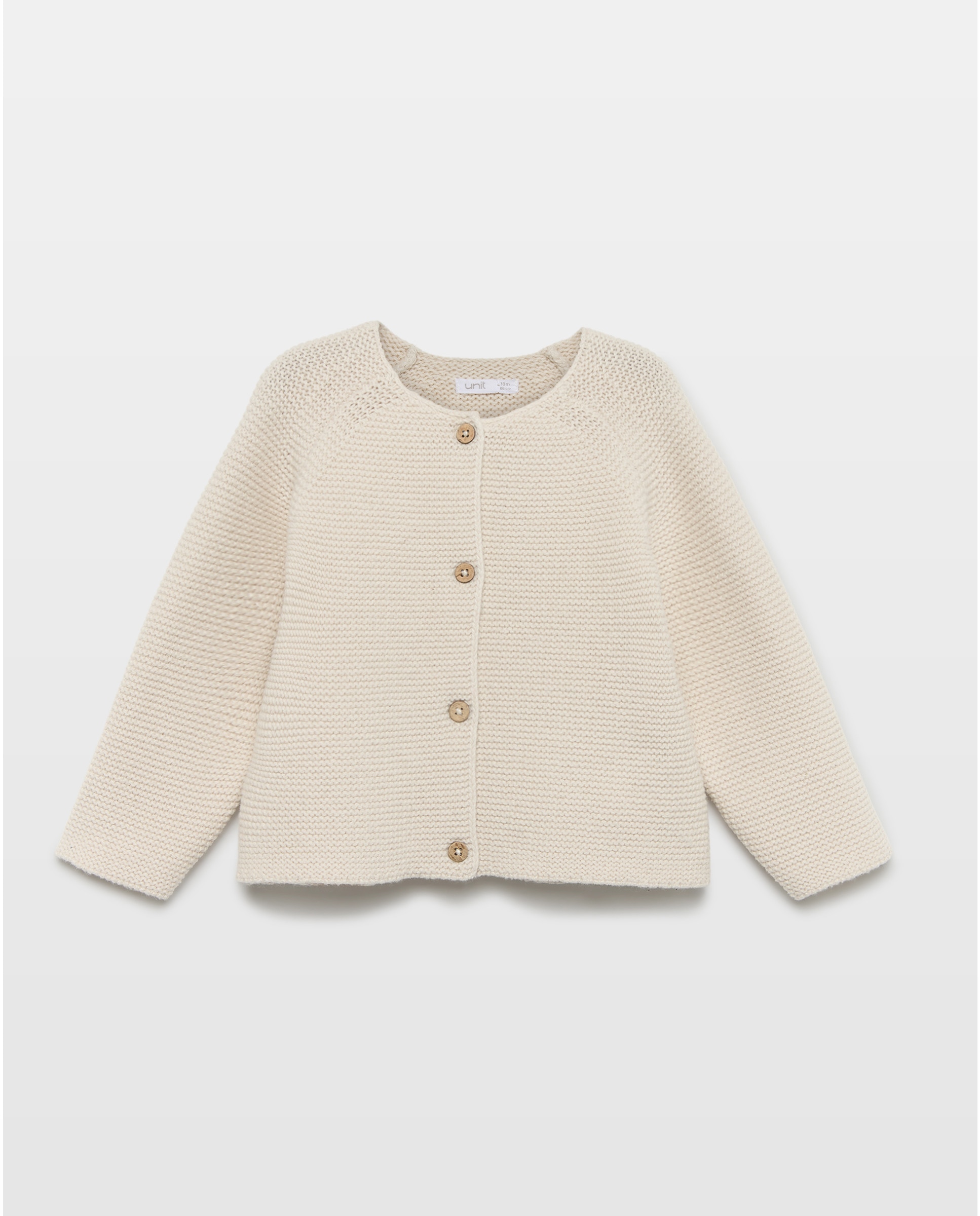 Chaqueta bebé niña cuello caja 120 Crudo-1